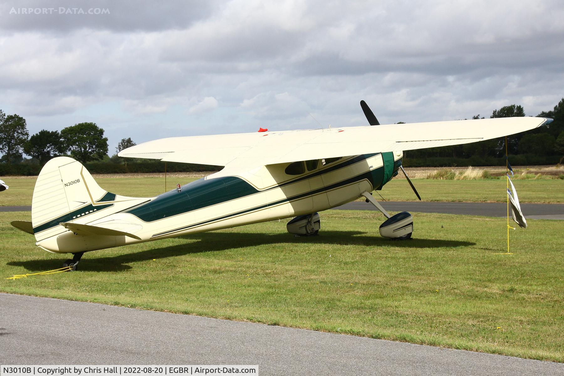 N3010B, 1952 Cessna 195B Businessliner C/N 7893, Breighton