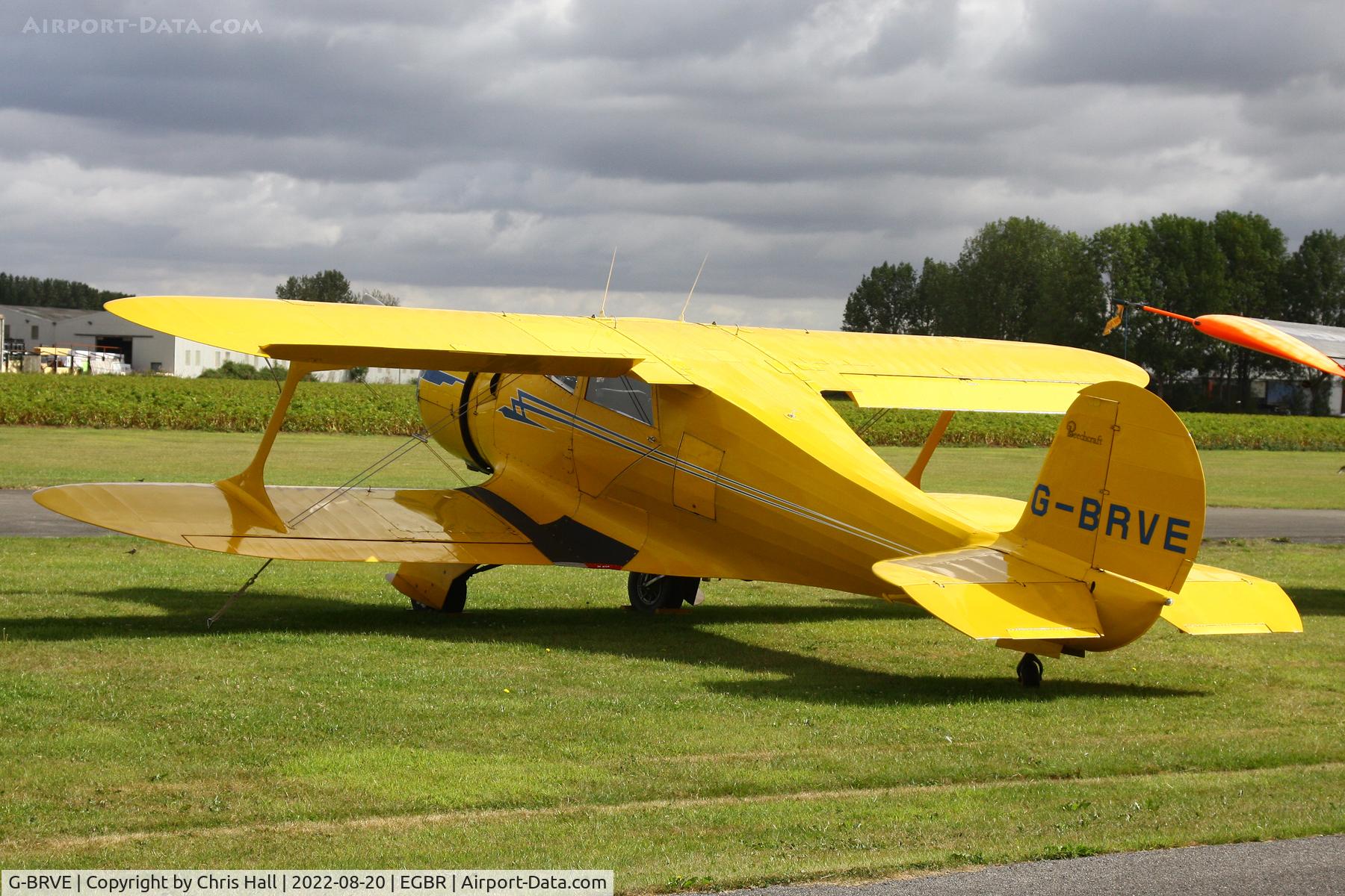 G-BRVE, 1945 Beech D17S Staggerwing C/N 6701, Breighton