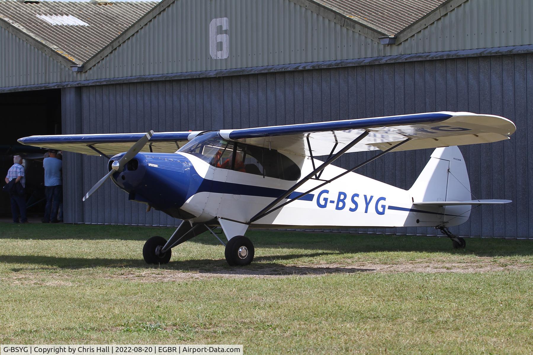 G-BSYG, 1947 Piper PA-12 Super Cruiser C/N 12-2106, Breighton