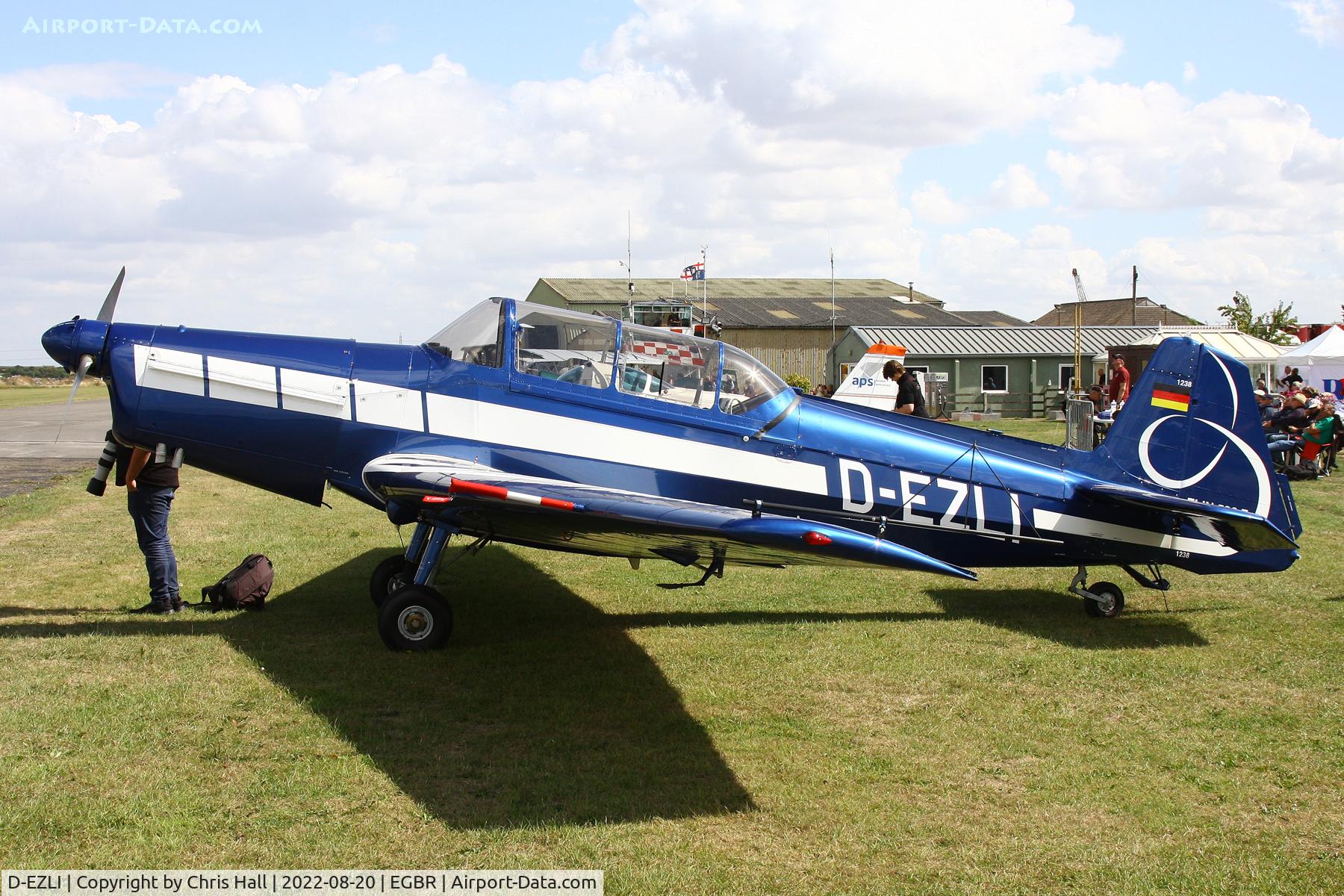 D-EZLI, 1971 Zlin Z-526F Trener Master C/N 1238, Breighton