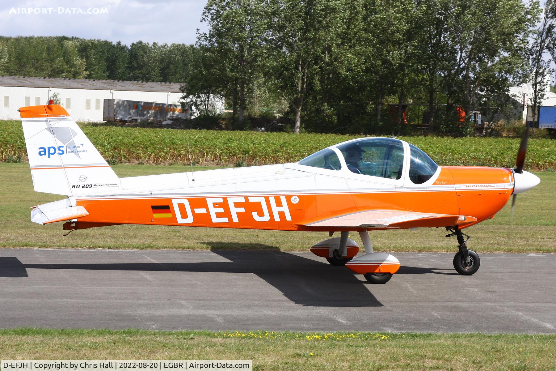 D-EFJH, Bolkow BO-209 Monsun 160RV C/N 130, Breighton