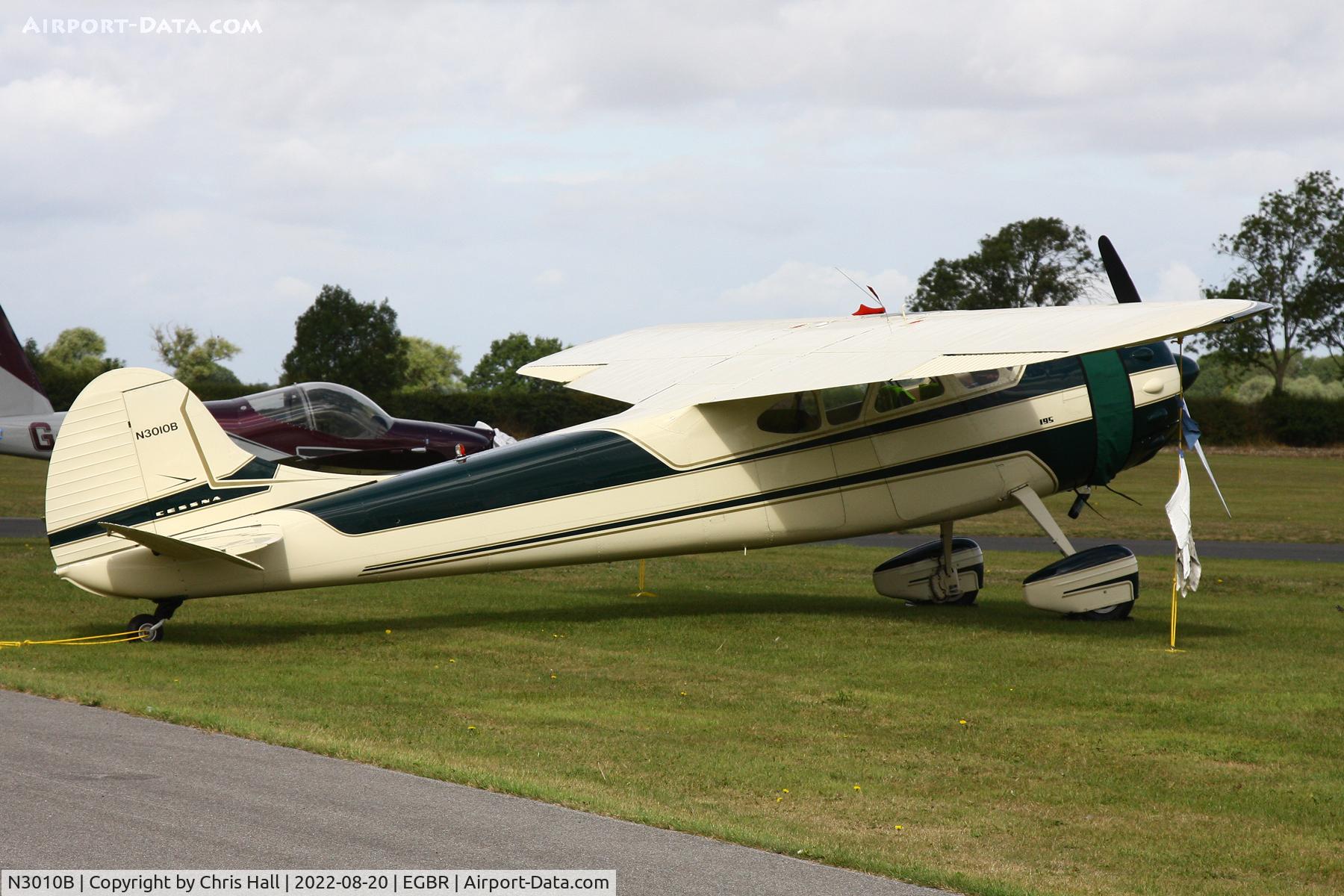 N3010B, 1952 Cessna 195B Businessliner C/N 7893, Breighton