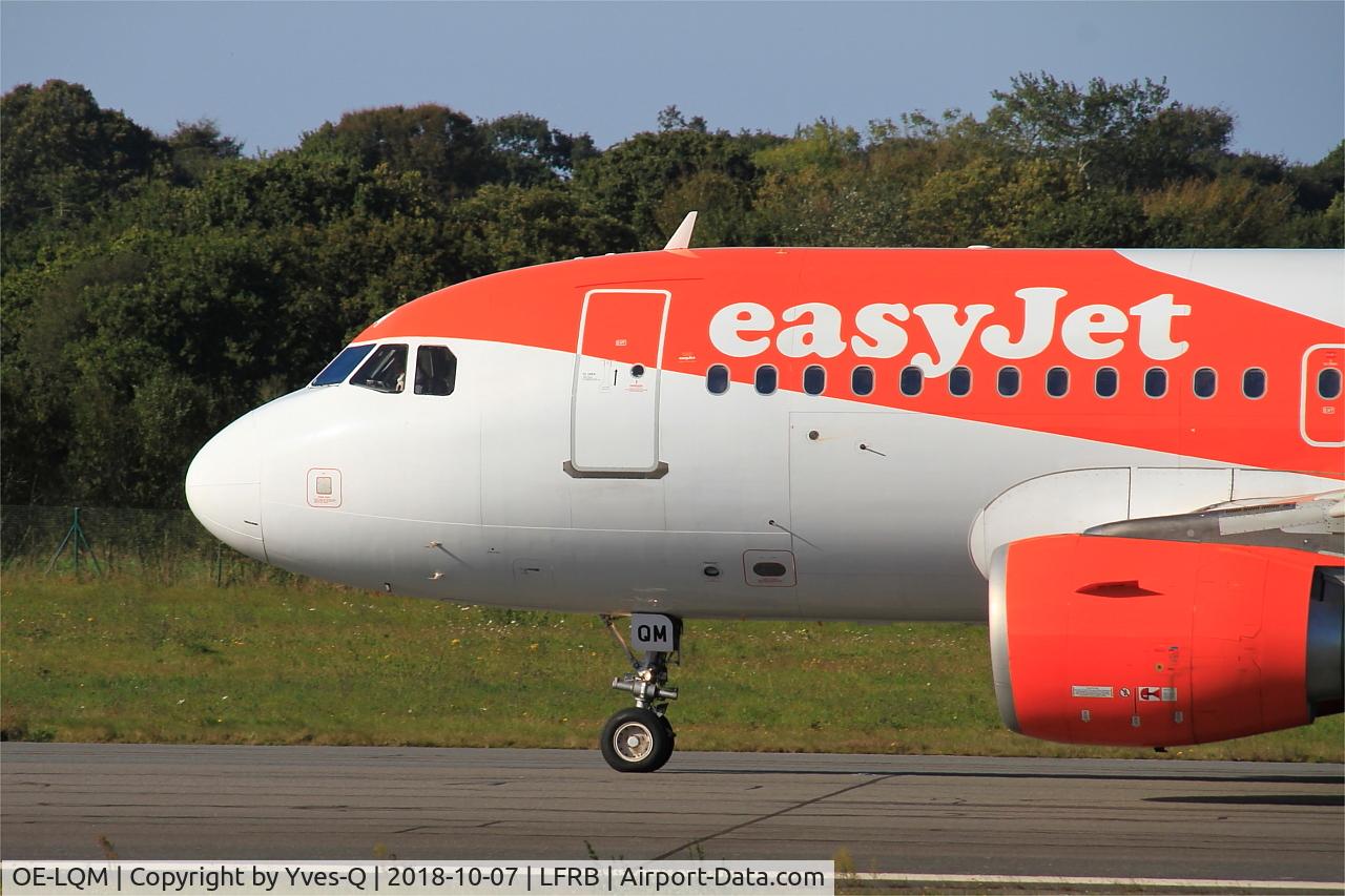 OE-LQM, 2009 Airbus A319-111 C/N 3824, Airbus A319-111, Taxiing rwy 07R, Brest-Guipavas Airport (LFRB-BES)