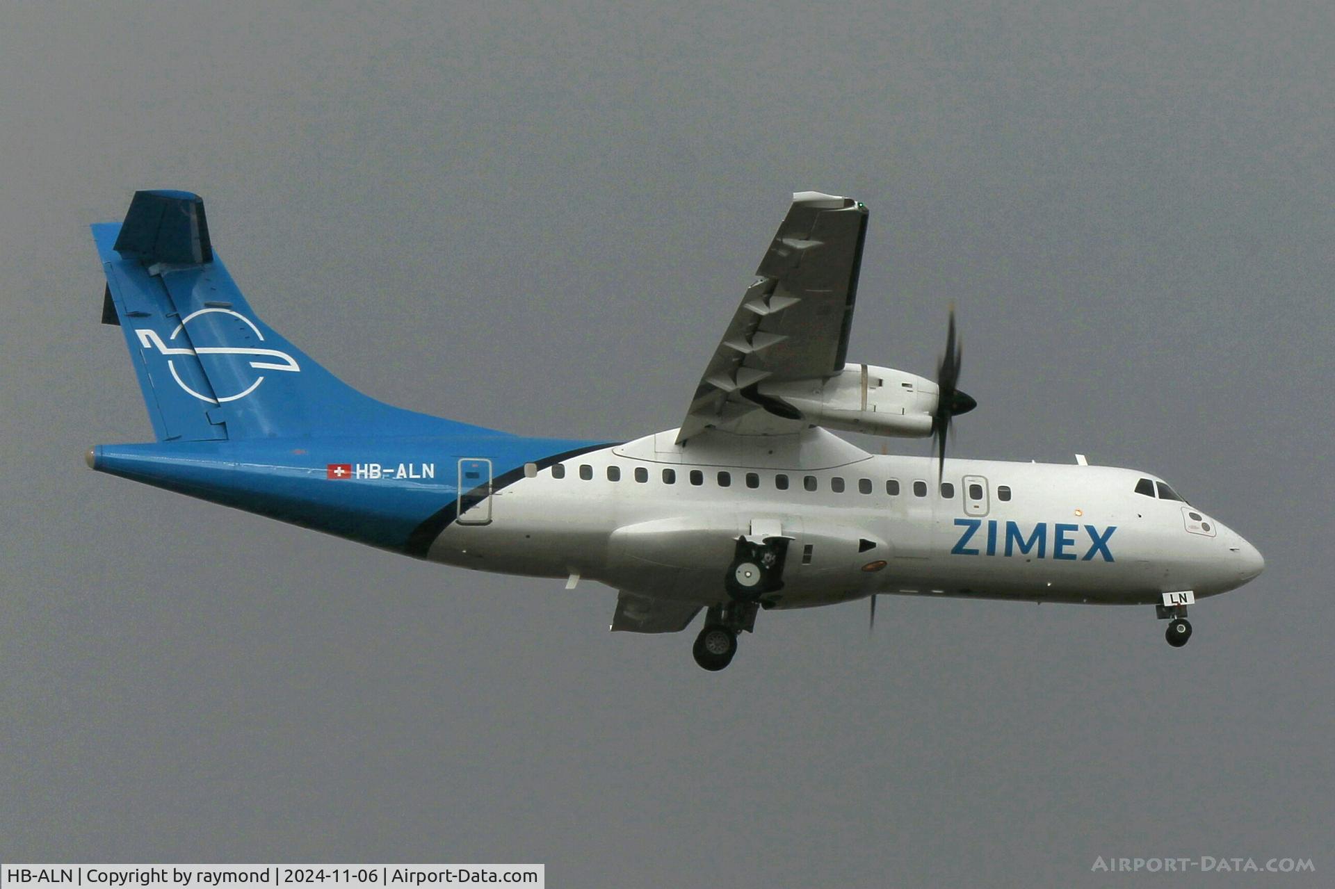 HB-ALN, 1996 ATR 42-500 C/N 528, ATR 42-500 reg HB-ALN of Zimex Aviation.