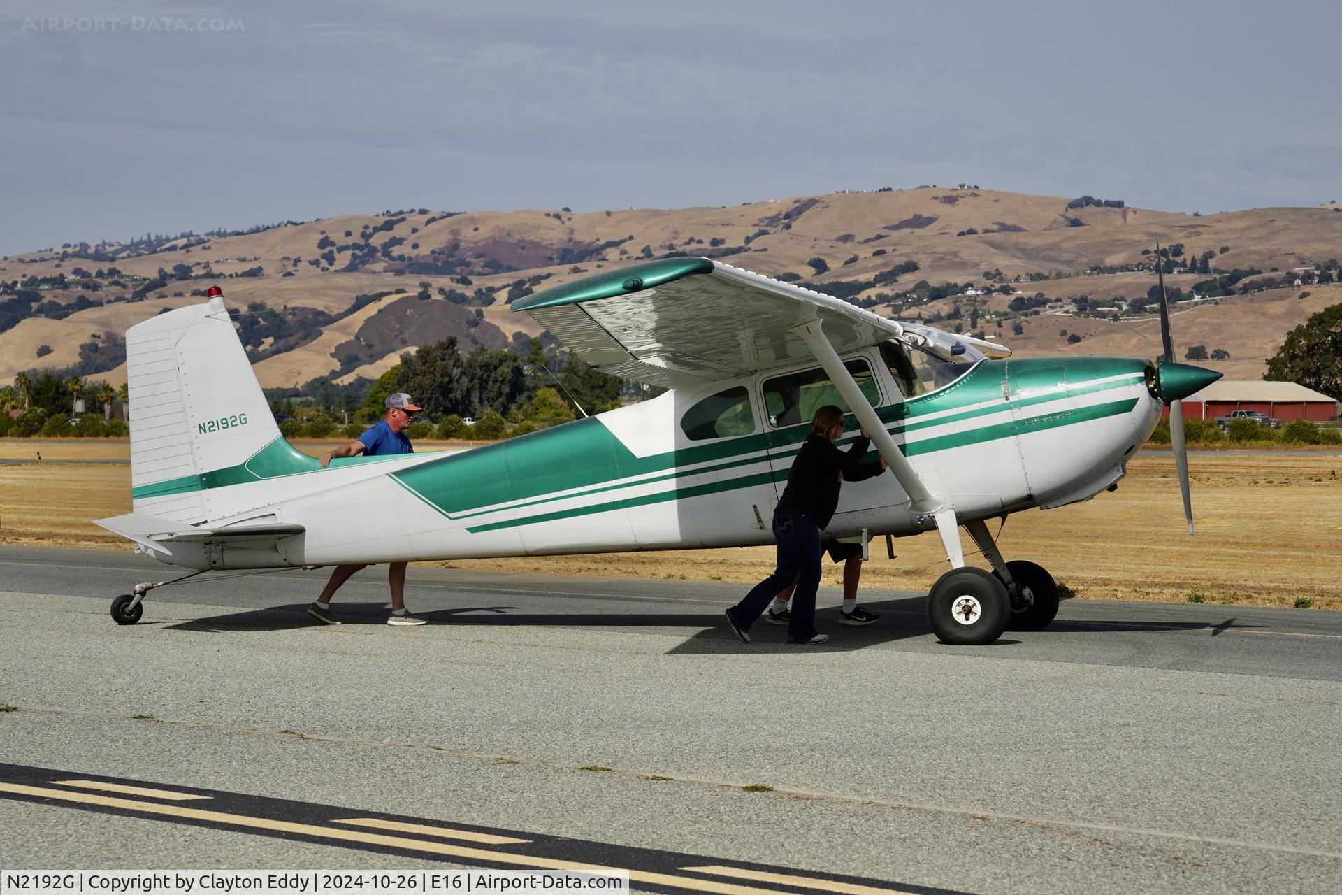 N2192G, 1958 Cessna 182A Skylane C/N 51492, Fly-in San Martin airport in California 2024.