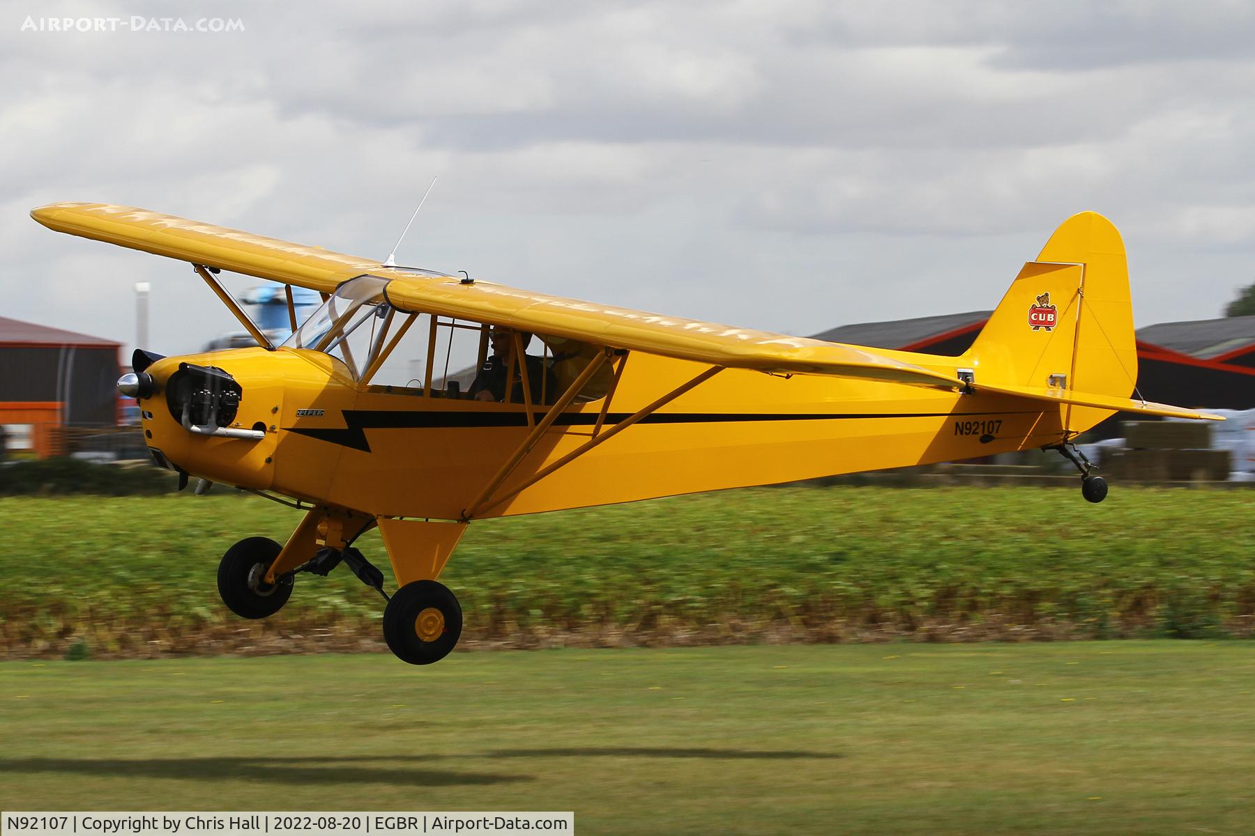 N92107, 1946 Piper J3C-65 Cub C/N 16544, Breighton