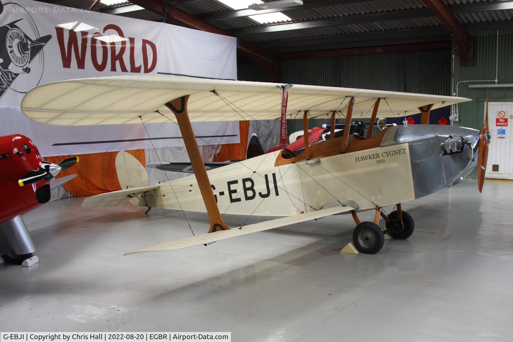 G-EBJI, 1977 Hawker Cygnet Replica C/N PFA 077-10240, Breighton