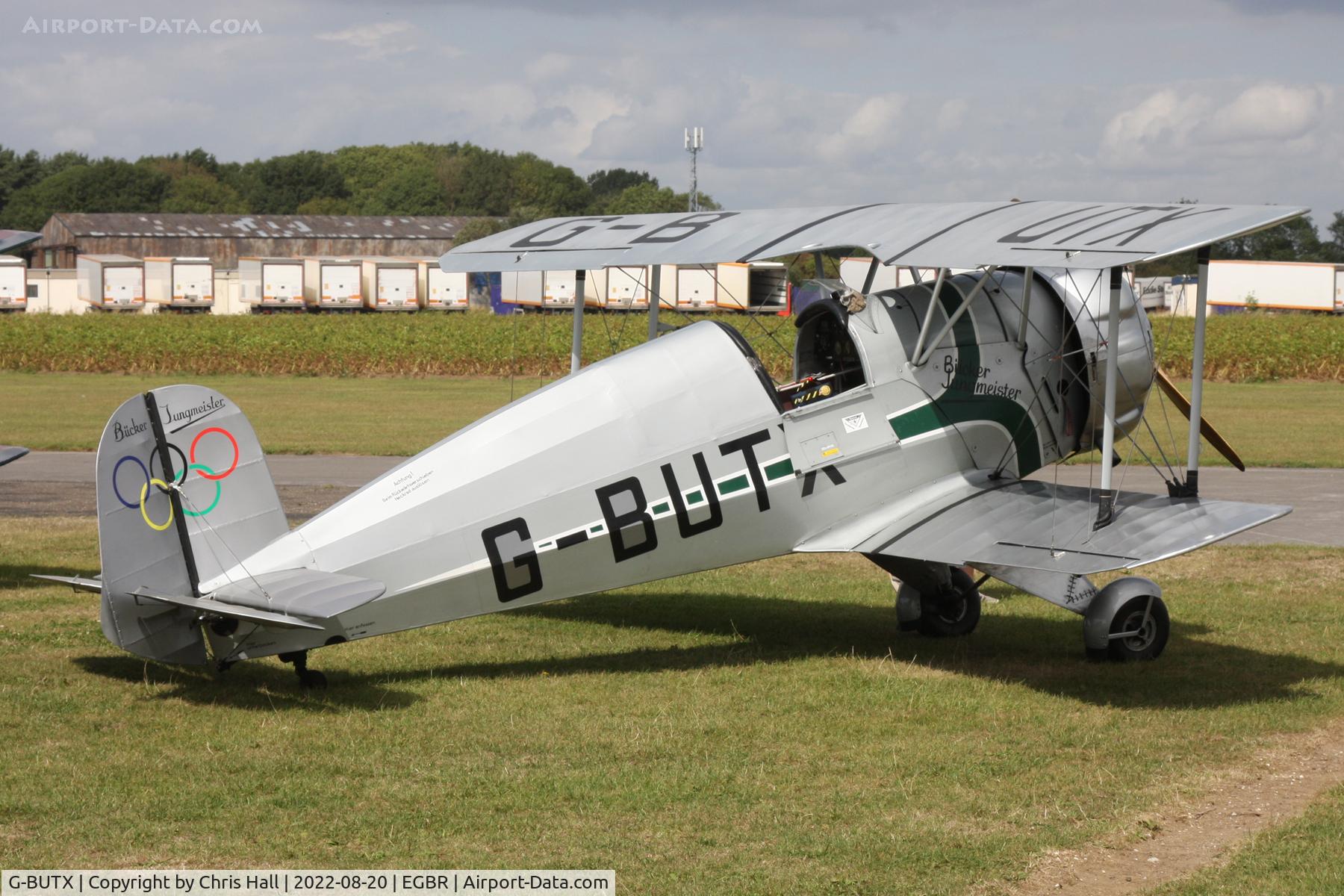 G-BUTX, 1940 Bucker Bu-133C Jungmeister C/N ES.1-4, Breighton