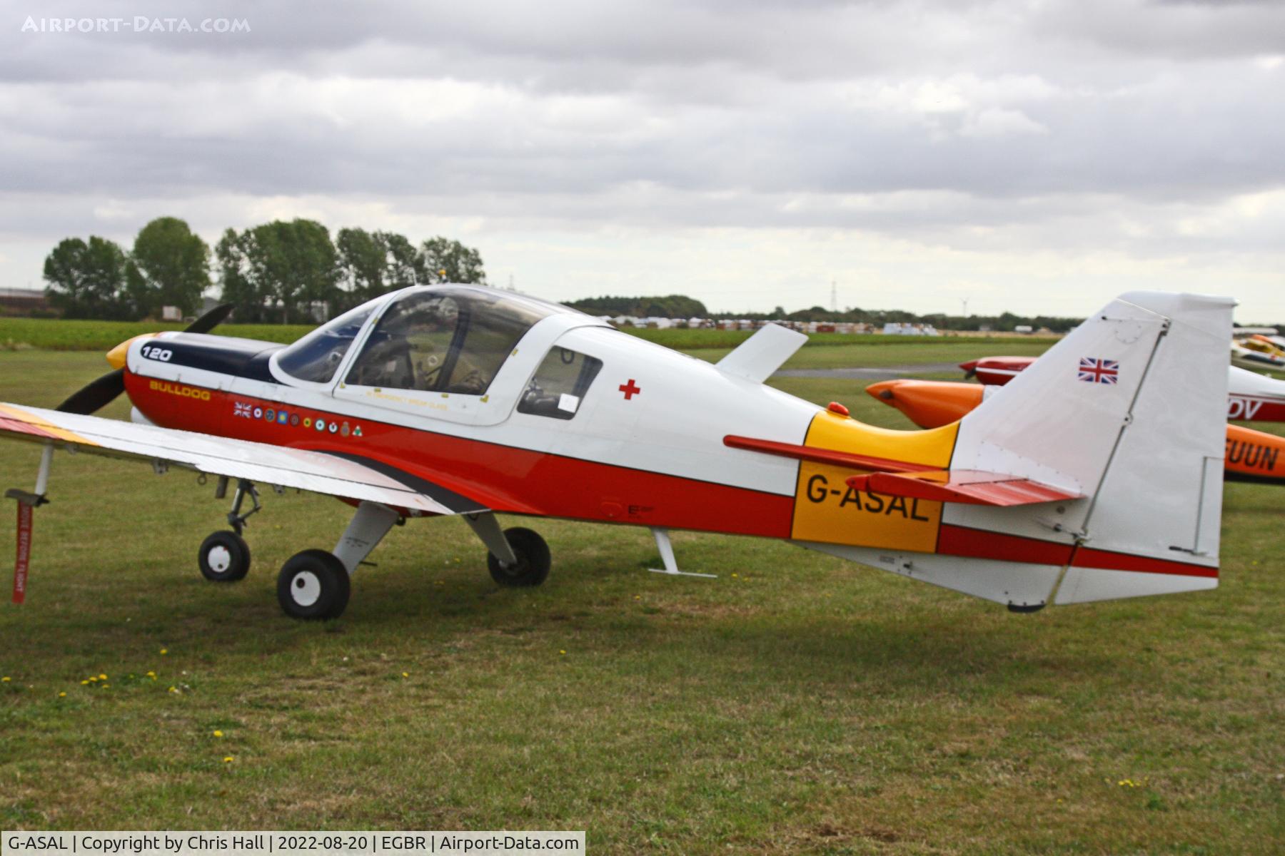 G-ASAL, 1973 Scottish Aviation Bulldog Series 120 Model 124 C/N BH120/239, Breighton