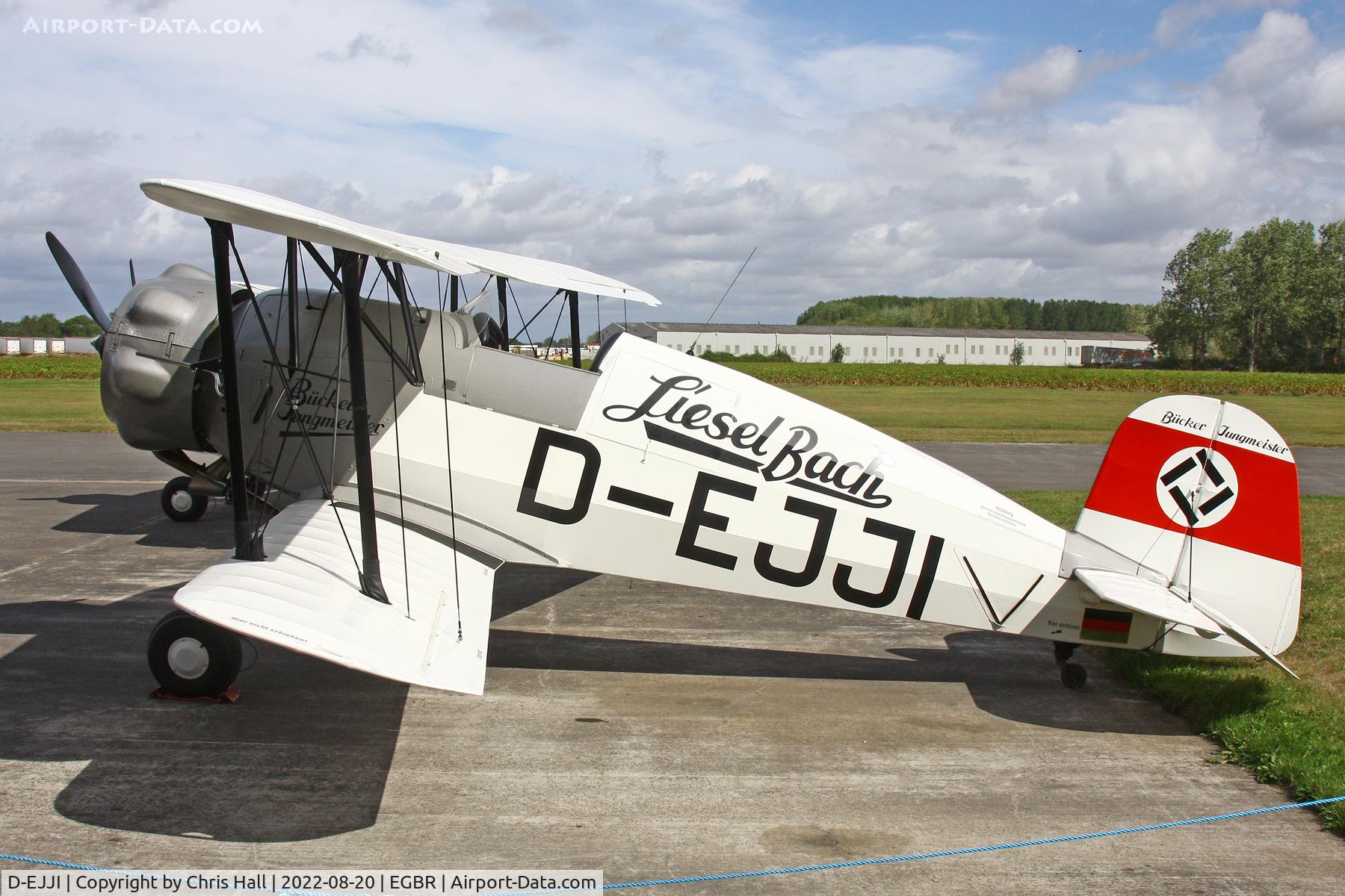 D-EJJI, Bucker Bu-133C Jungmeister C/N 1006, Breighton