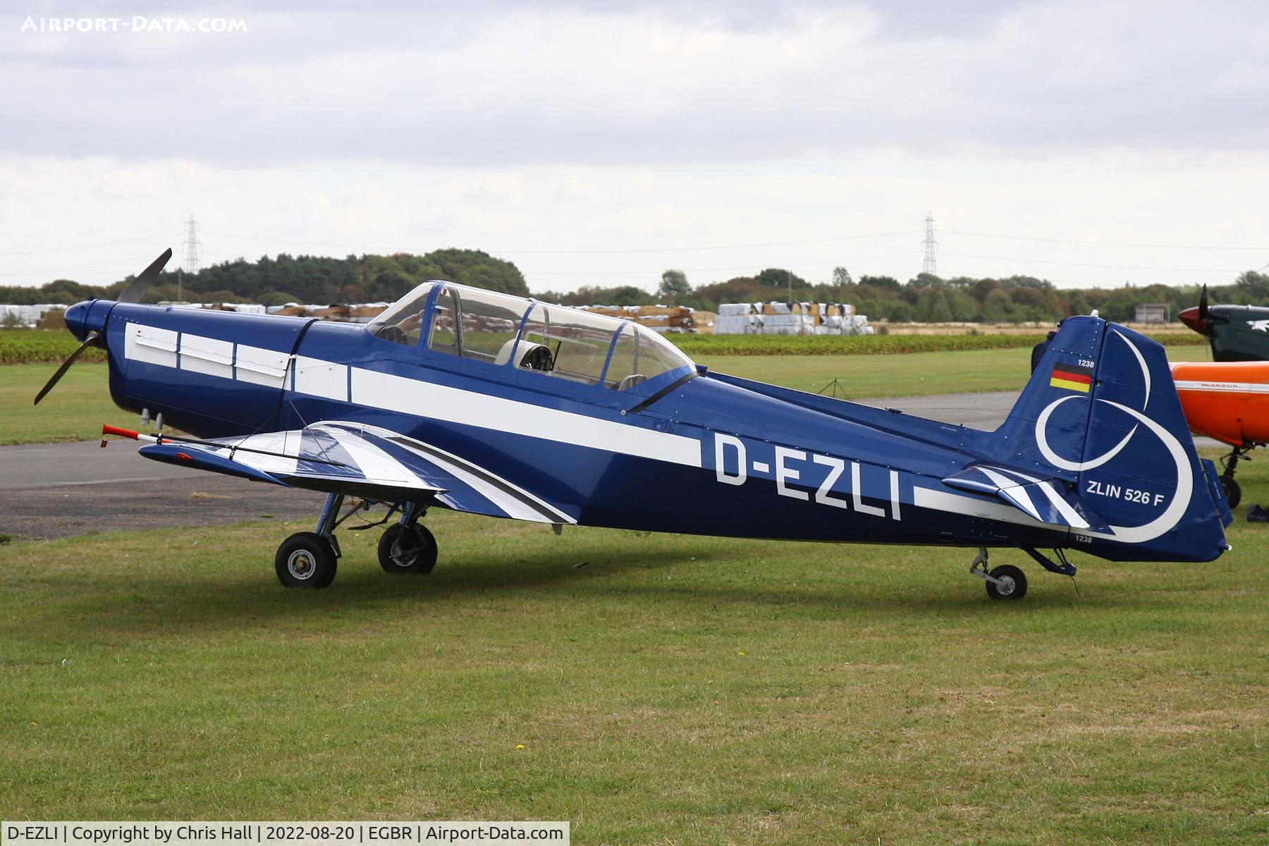 D-EZLI, 1971 Zlin Z-526F Trener Master C/N 1238, Breighton