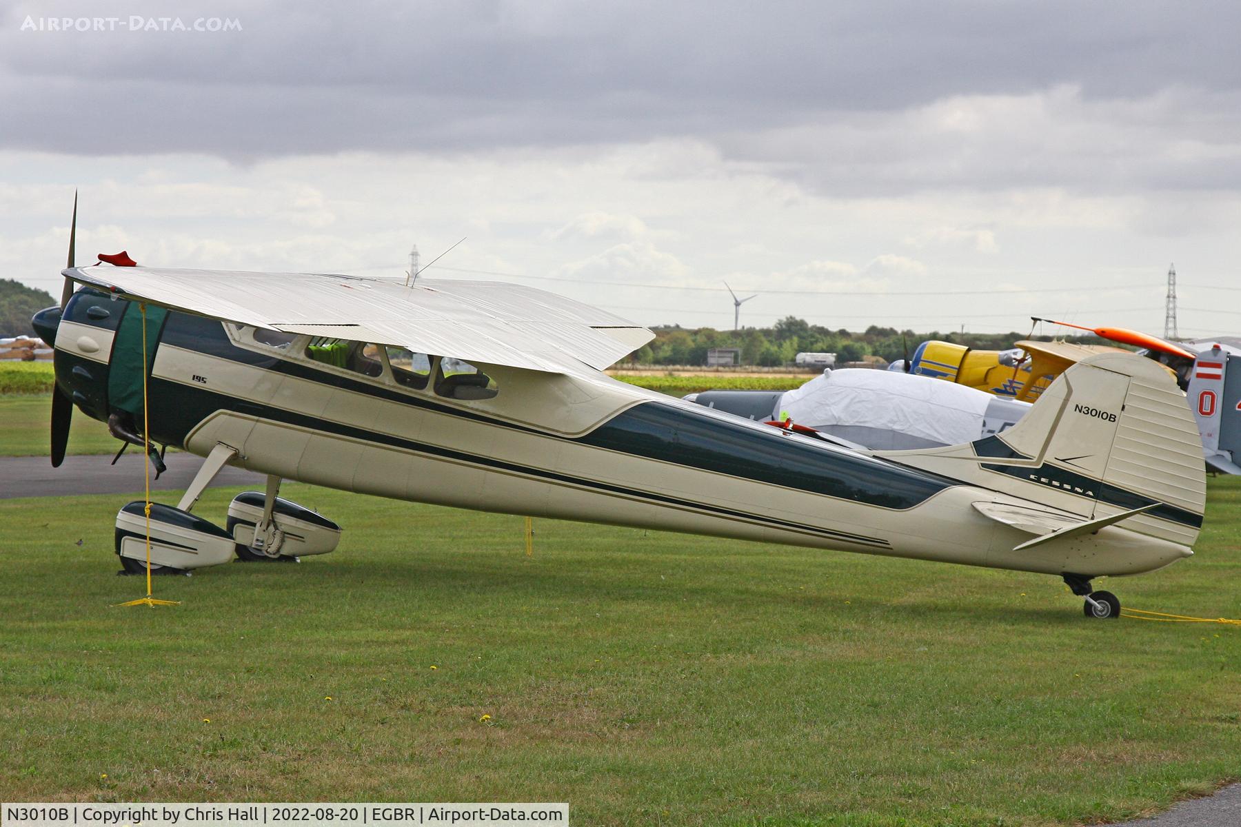 N3010B, 1952 Cessna 195B Businessliner C/N 7893, Breighton
