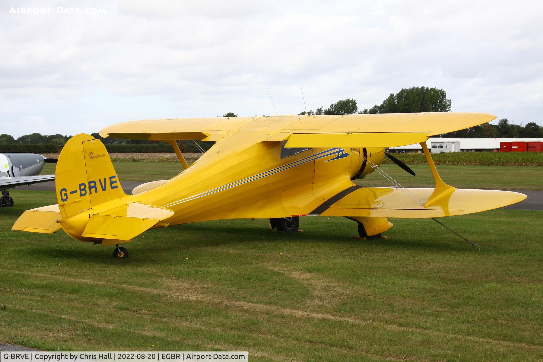 G-BRVE, 1945 Beech D17S Staggerwing C/N 6701, Breighton