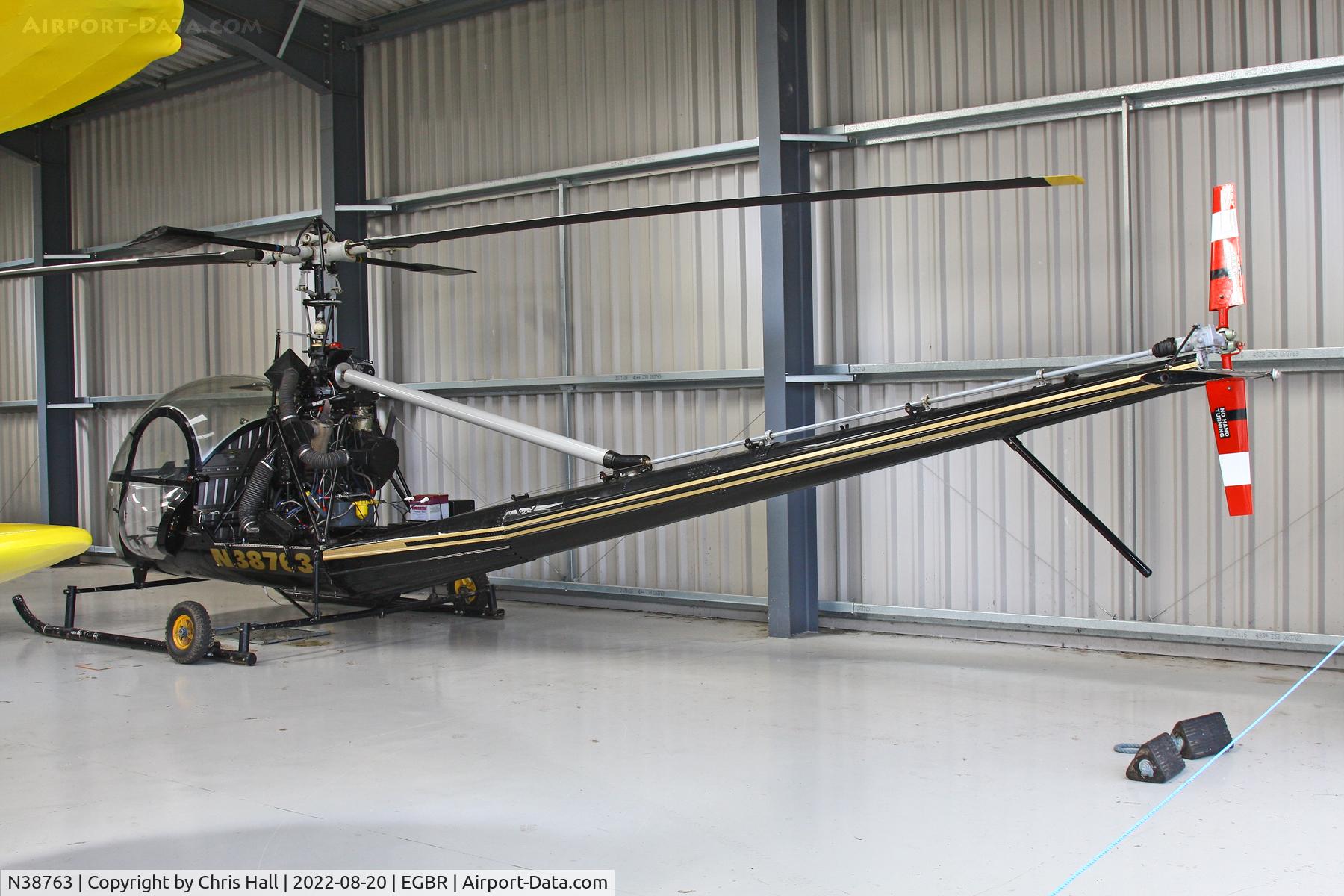 N38763, 1953 Hiller UH-12B C/N 497, Breighton