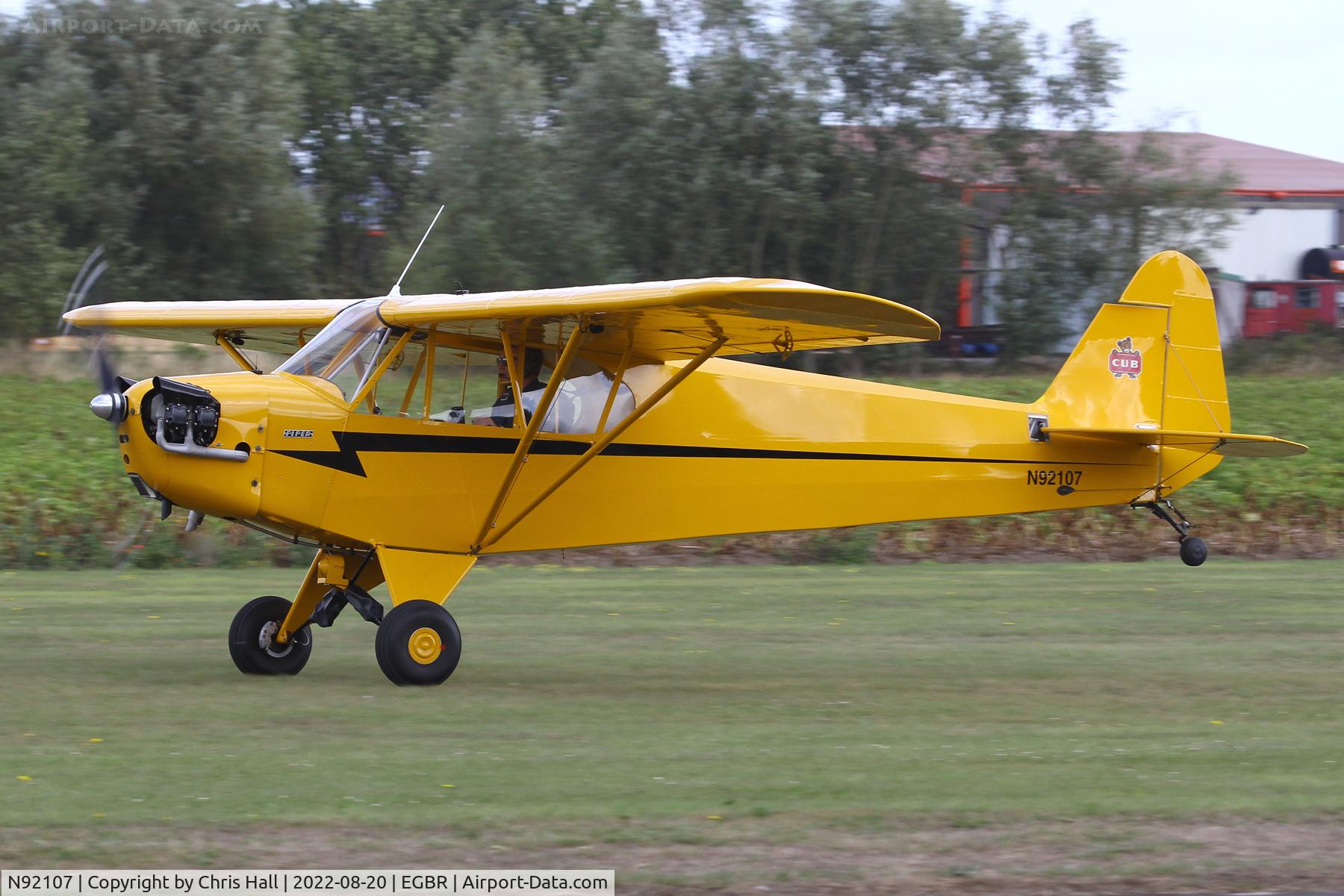 N92107, 1946 Piper J3C-65 Cub C/N 16544, Breighton