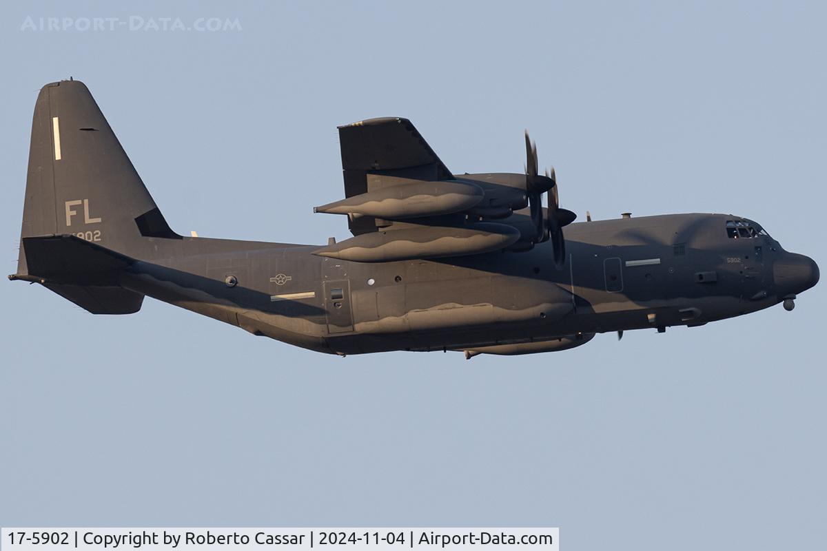 17-5902, 2018 Lockheed Martin HC-130J Combat King II Hercules Hercules C/N 382-5902, Departure