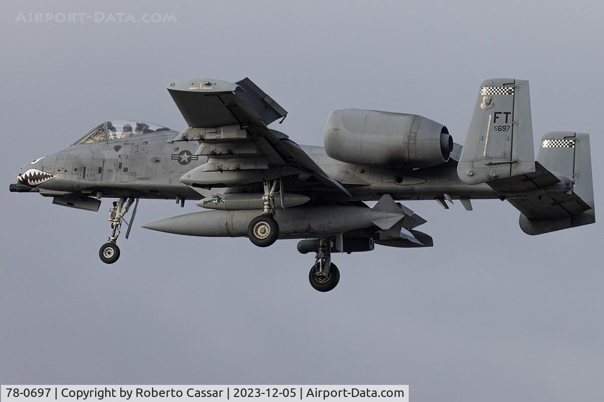 78-0697, 1978 Fairchild Republic A-10C Thunderbolt II C/N 317, Landing