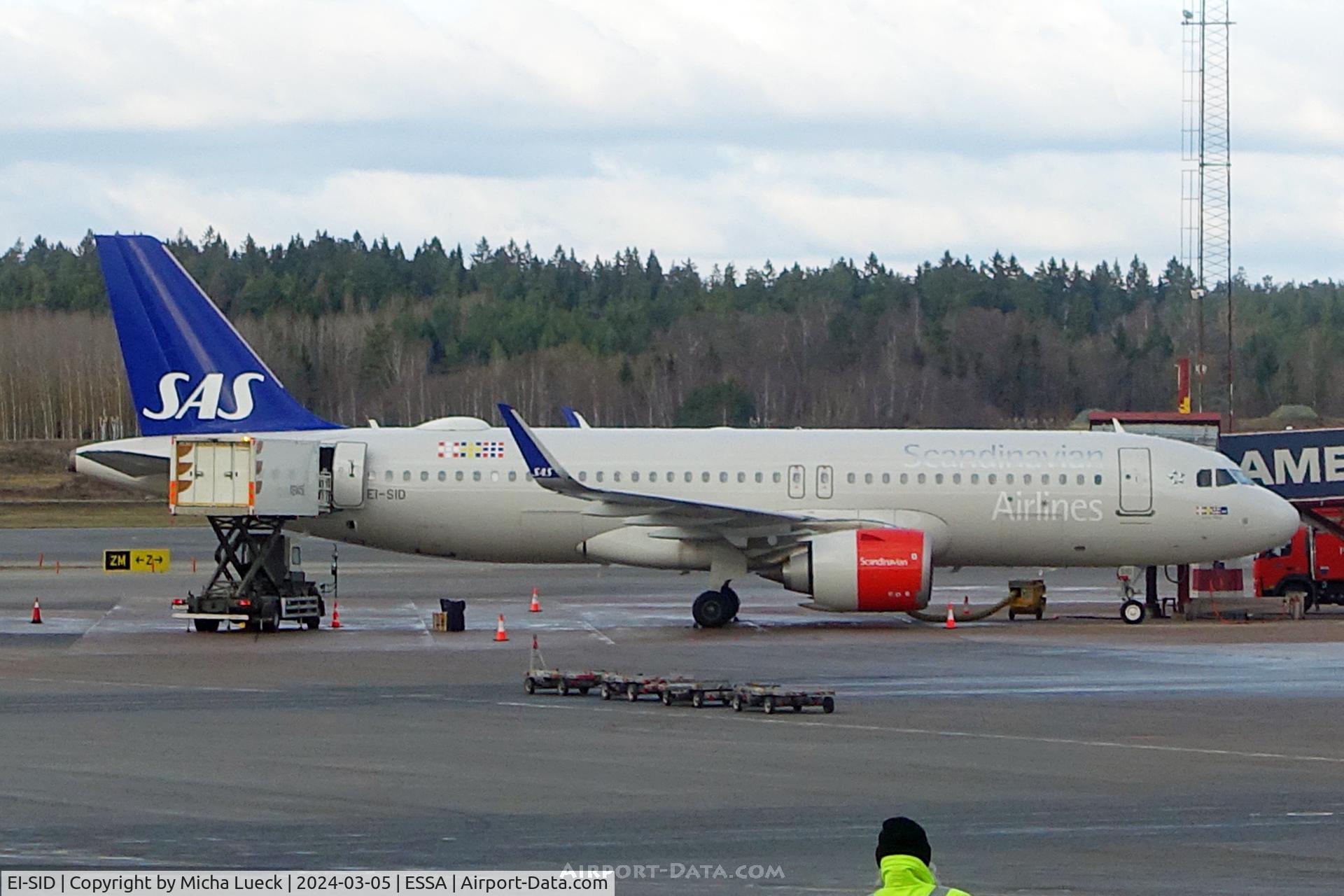 EI-SID, 2017 Airbus A320-251N C/N 8031, At Arlanda