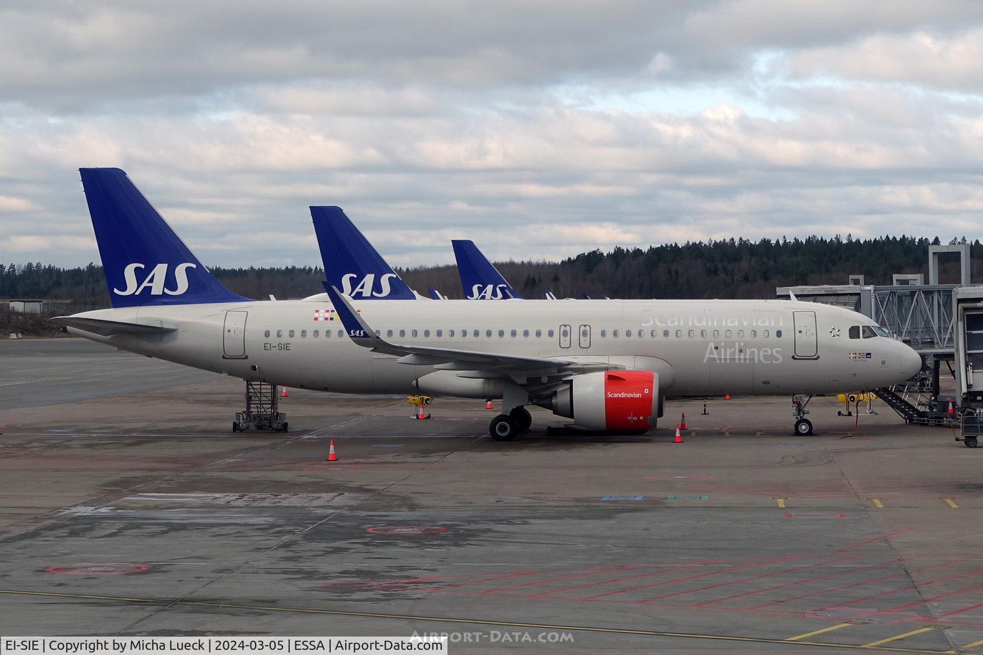 EI-SIE, 2018 Airbus A320-251N C/N 8058, At Arlanda