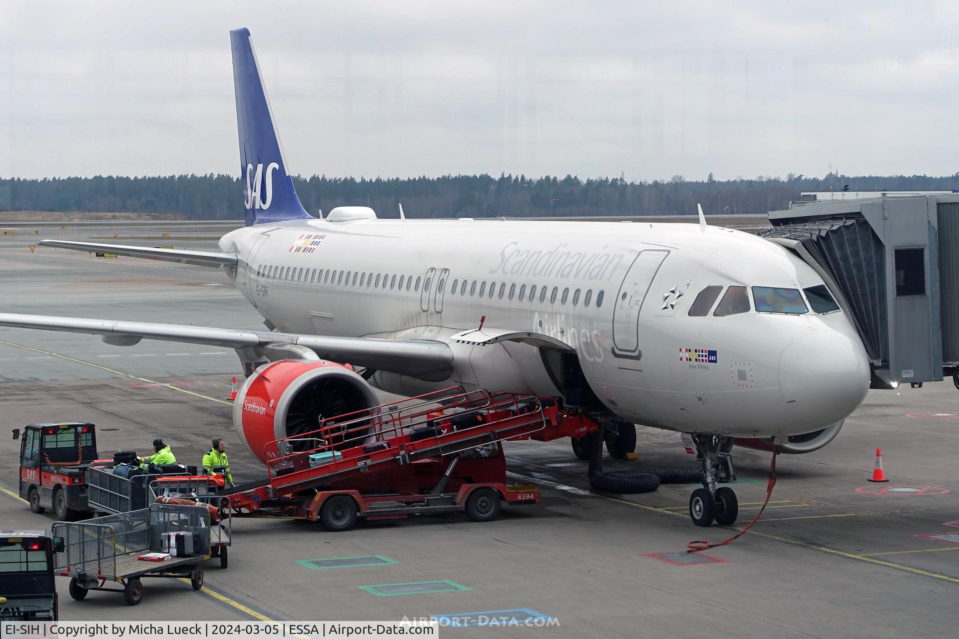 EI-SIH, 2018 Airbus A320-251N C/N 8551, At Arlanda