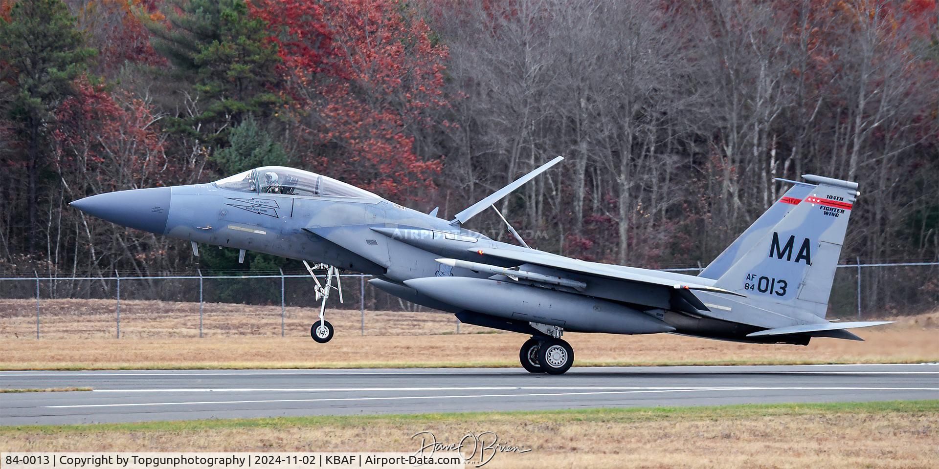 84-0013, 1984 McDonnell Douglas F-15C Eagle C/N 0922/C316, NOBLE11 rolling out to the end