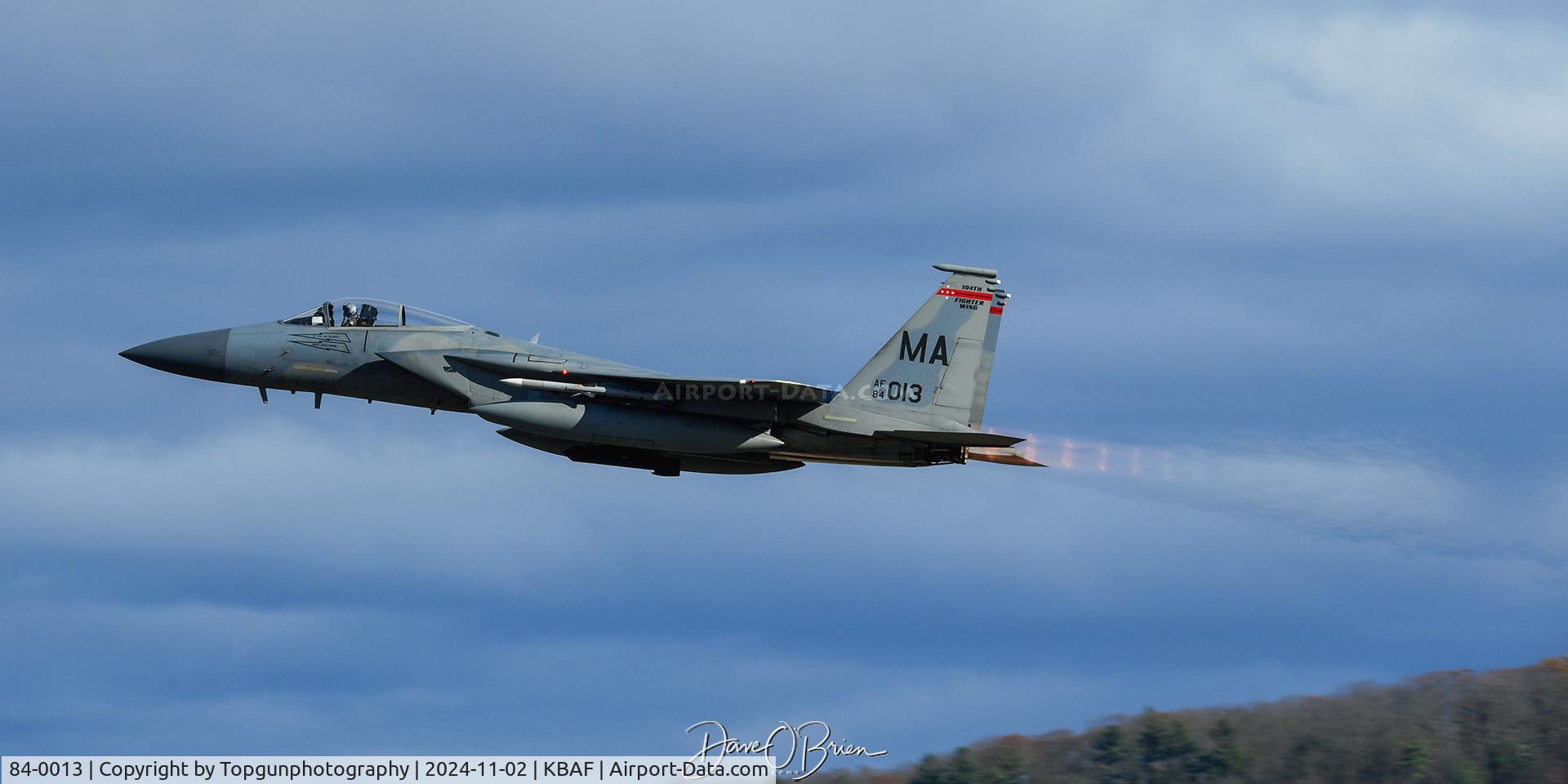 84-0013, 1984 McDonnell Douglas F-15C Eagle C/N 0922/C316, NOBLE22 off the deck