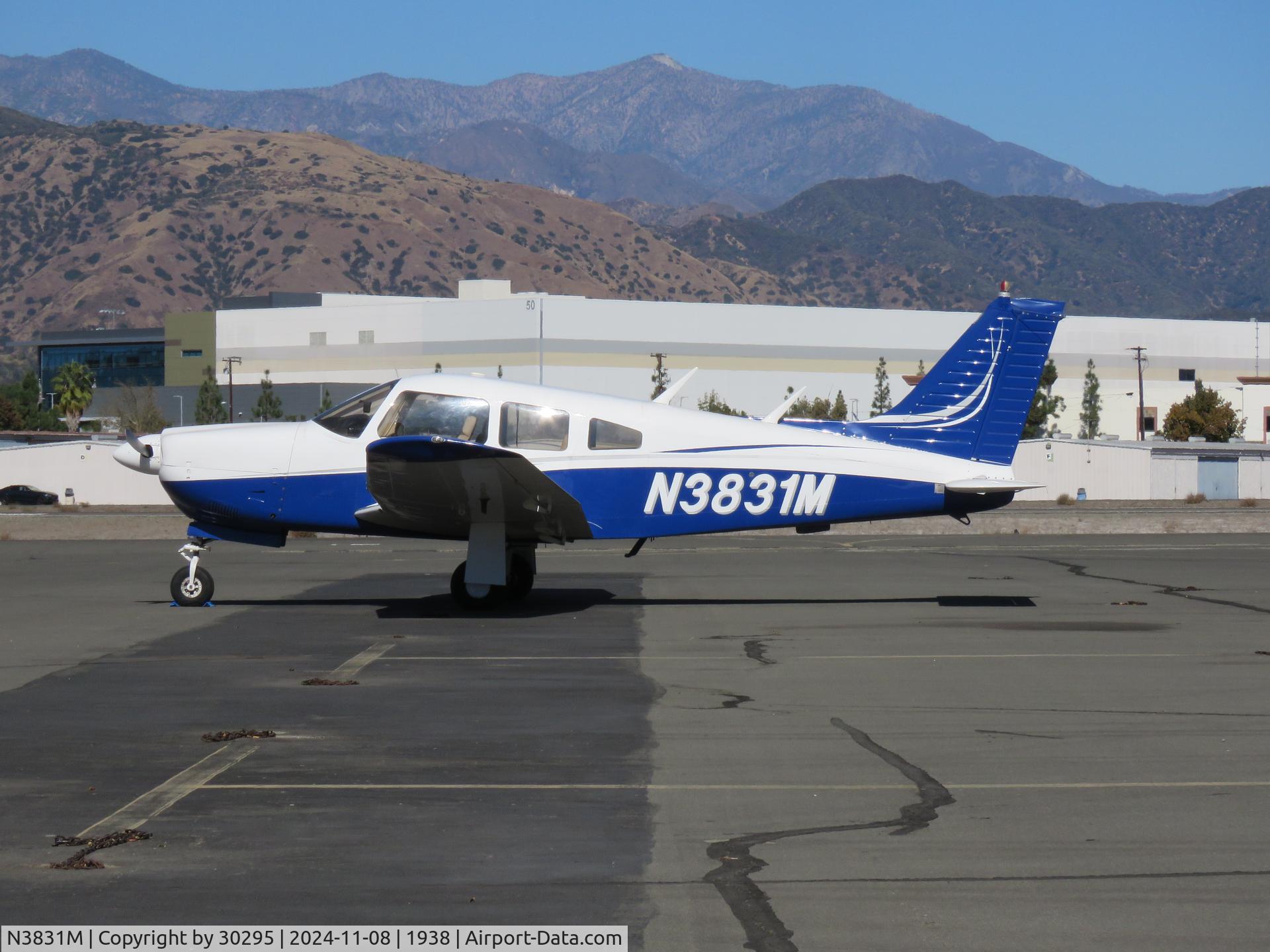N3831M, 1978 Piper PA-28R-201 Cherokee Arrow III C/N 28R-7837138, Parked
