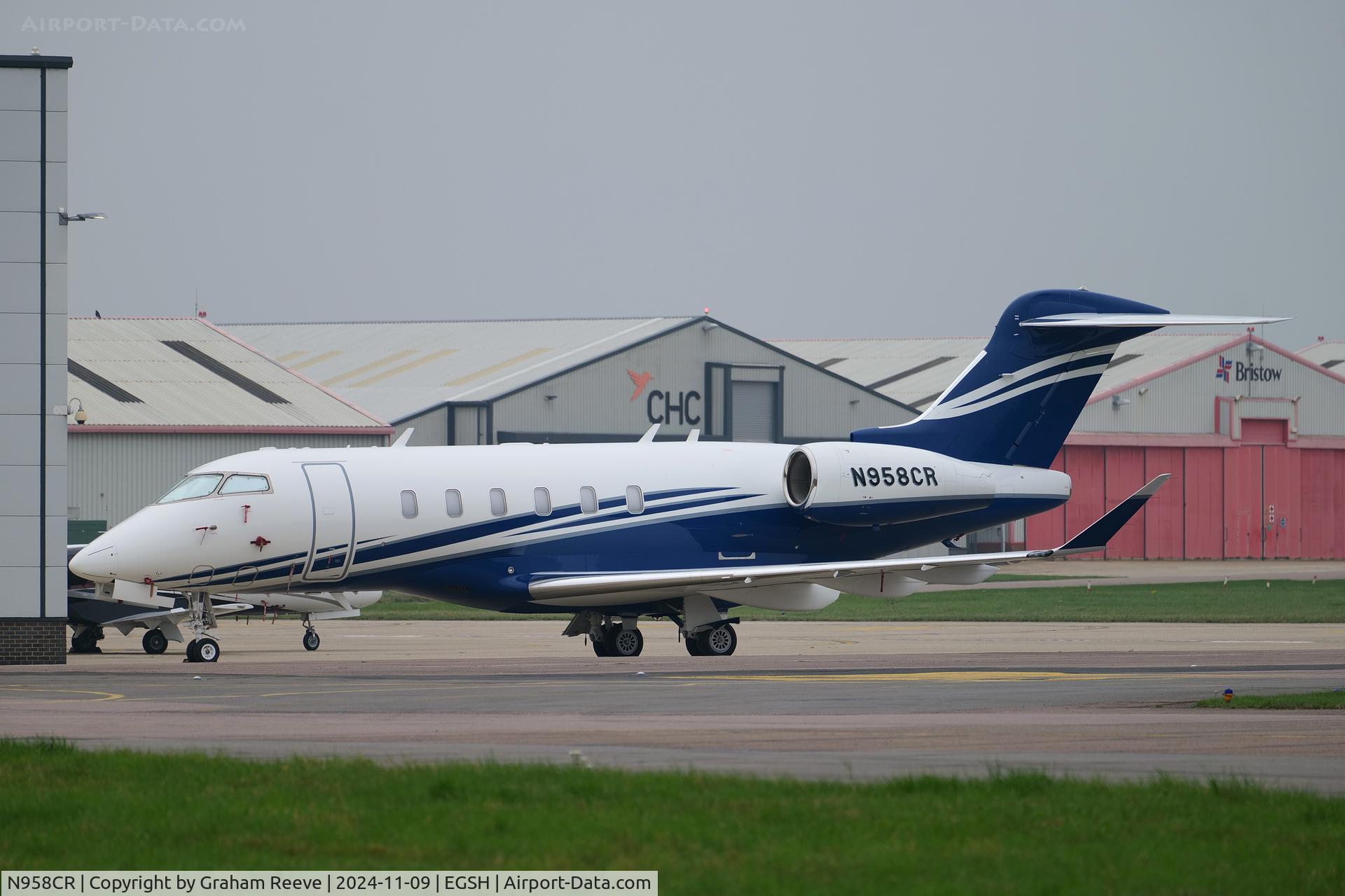 N916AA, 2022 Gulfstream GVI (G650ER) C/N 6505, Parked at Norwich.