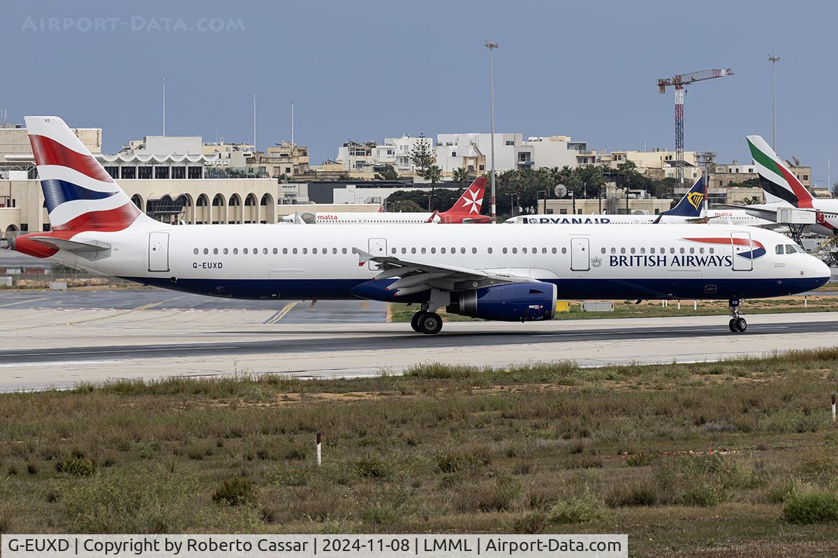 G-EUXD, 2004 Airbus A321-231 C/N 2320, Runway 13