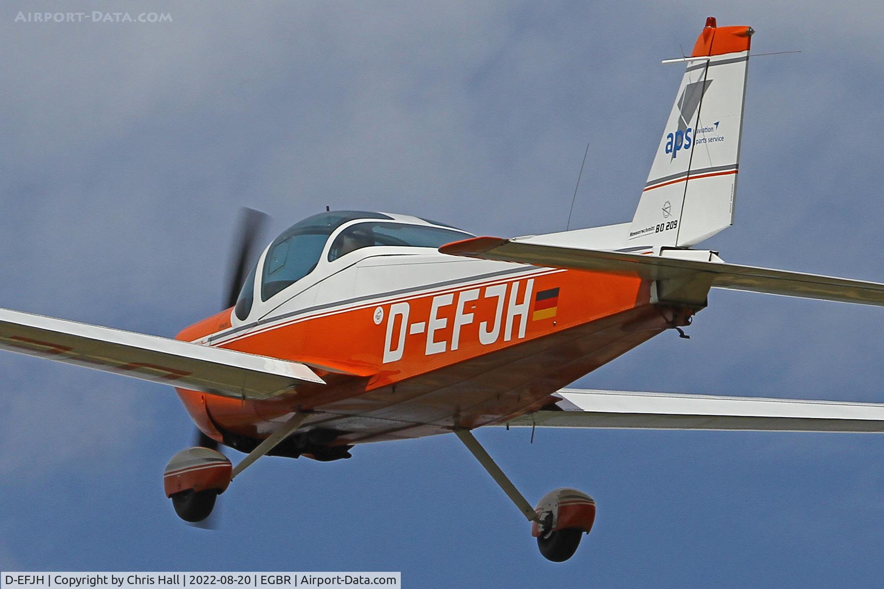D-EFJH, Bolkow BO-209 Monsun 160RV C/N 130, Beighton
