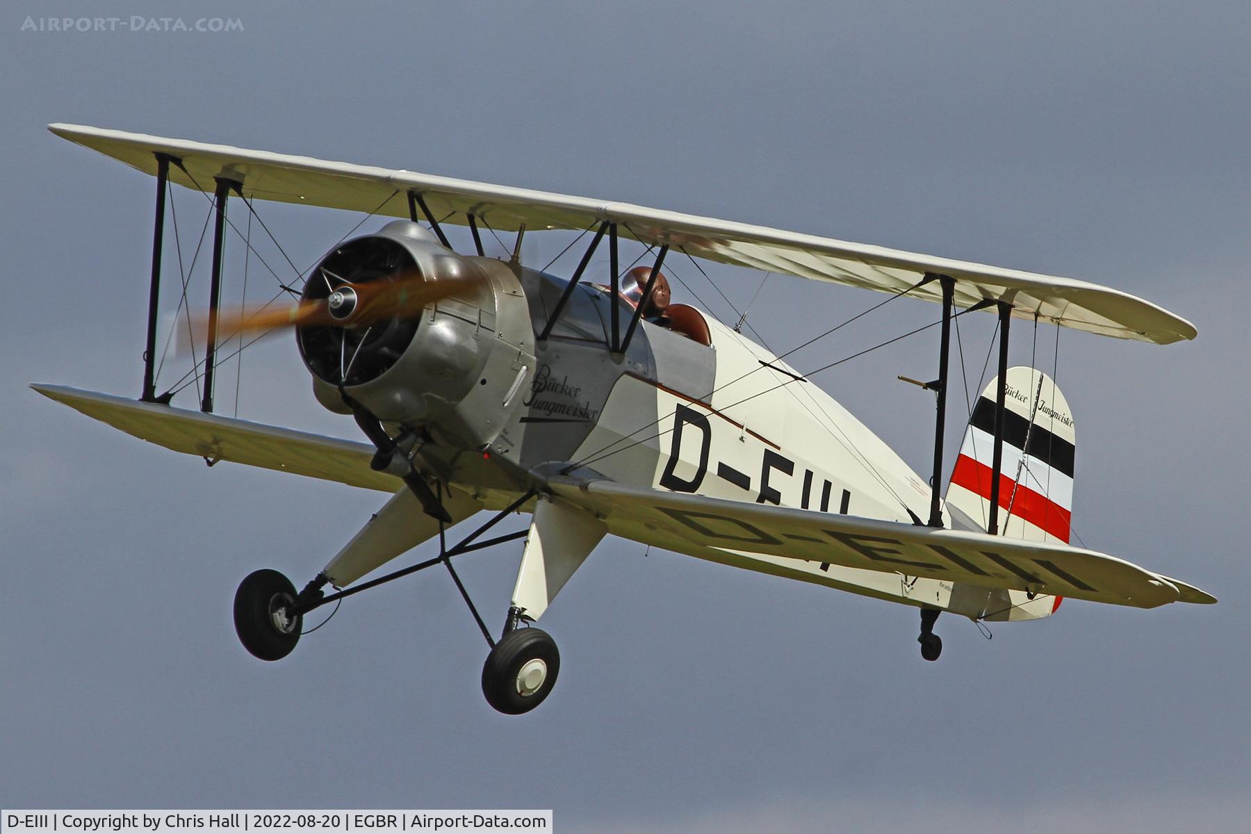 D-EIII, 1937 Bucker Bu-133C Jungmeister C/N 51, Beighton