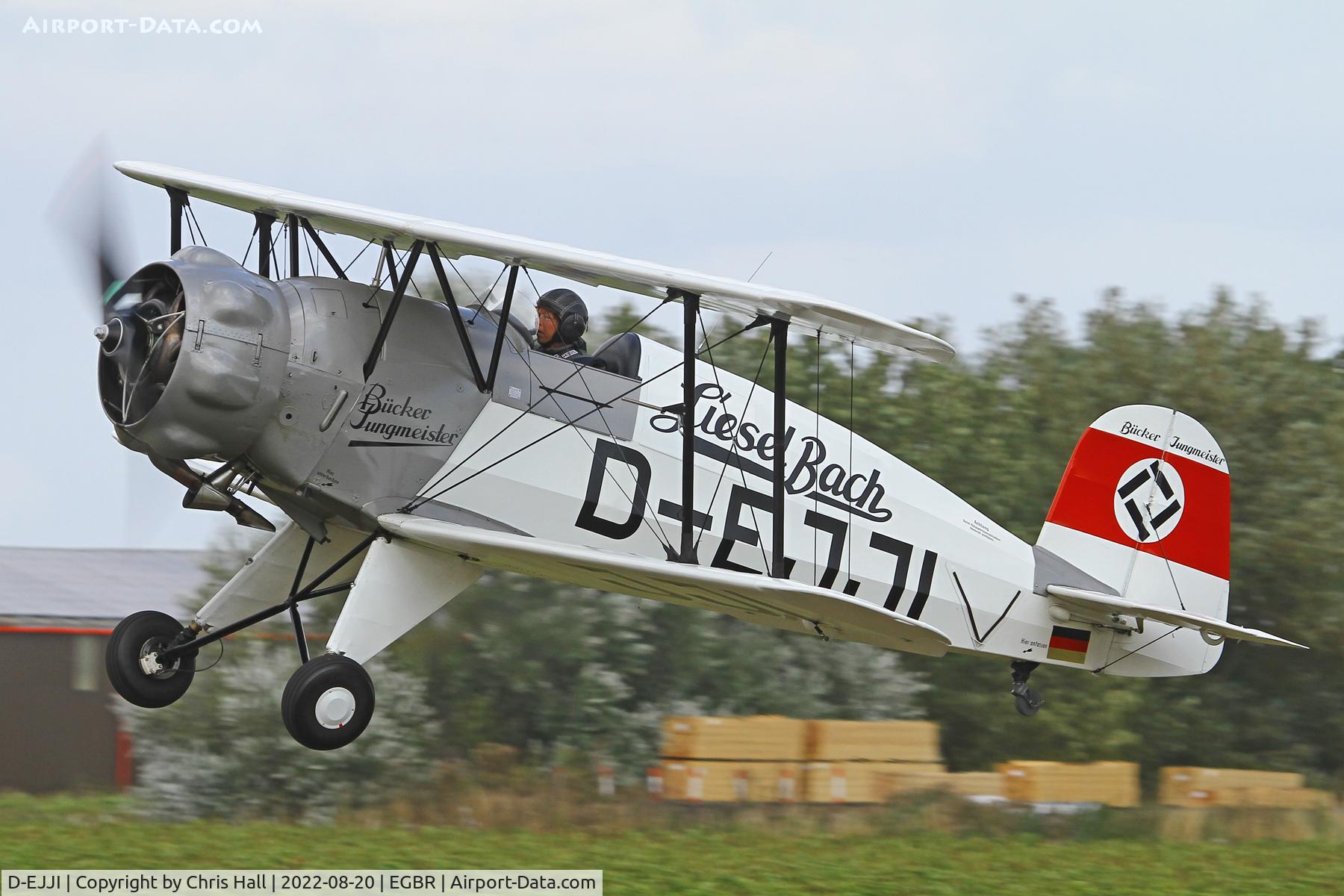 D-EJJI, Bucker Bu-133C Jungmeister C/N 1006, Beighton