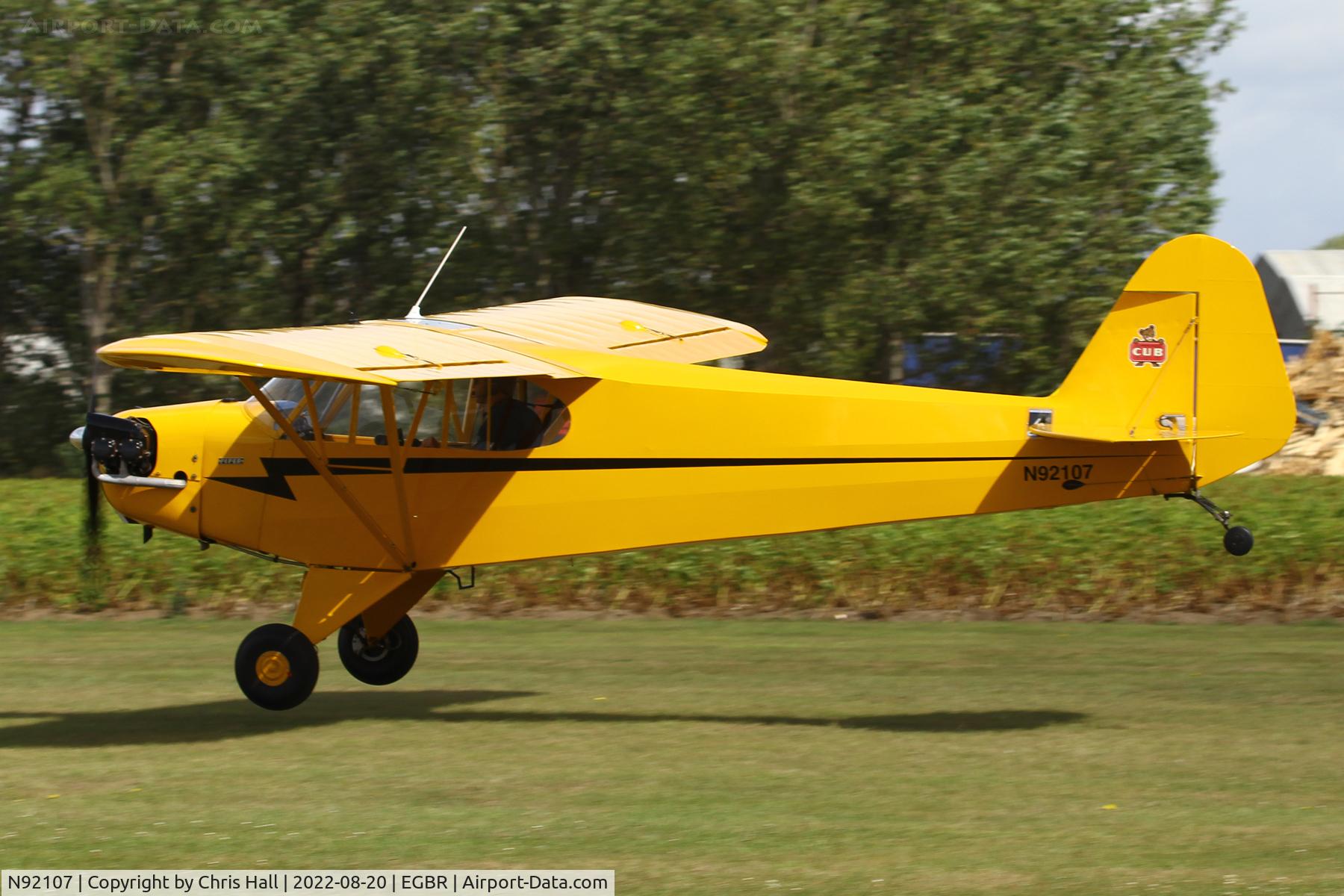 N92107, 1946 Piper J3C-65 Cub C/N 16544, Beighton