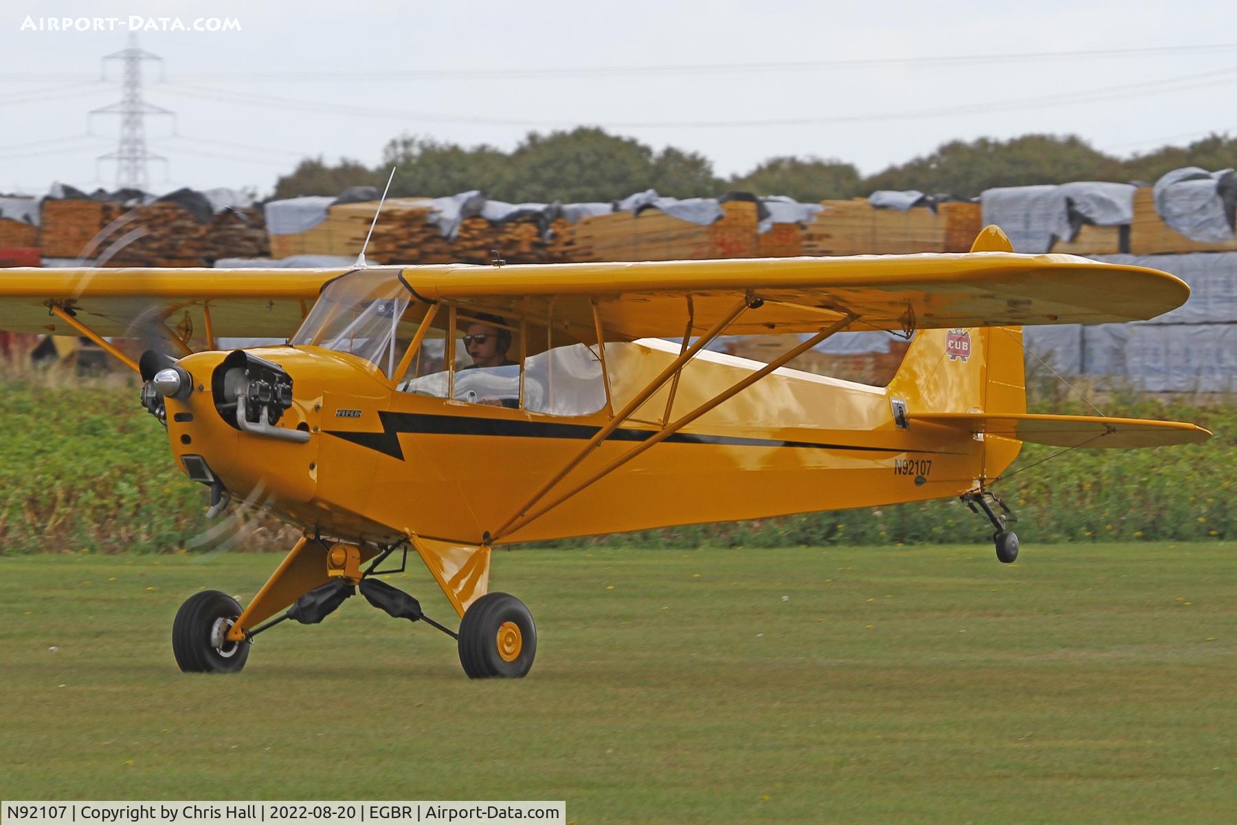 N92107, 1946 Piper J3C-65 Cub C/N 16544, Beighton