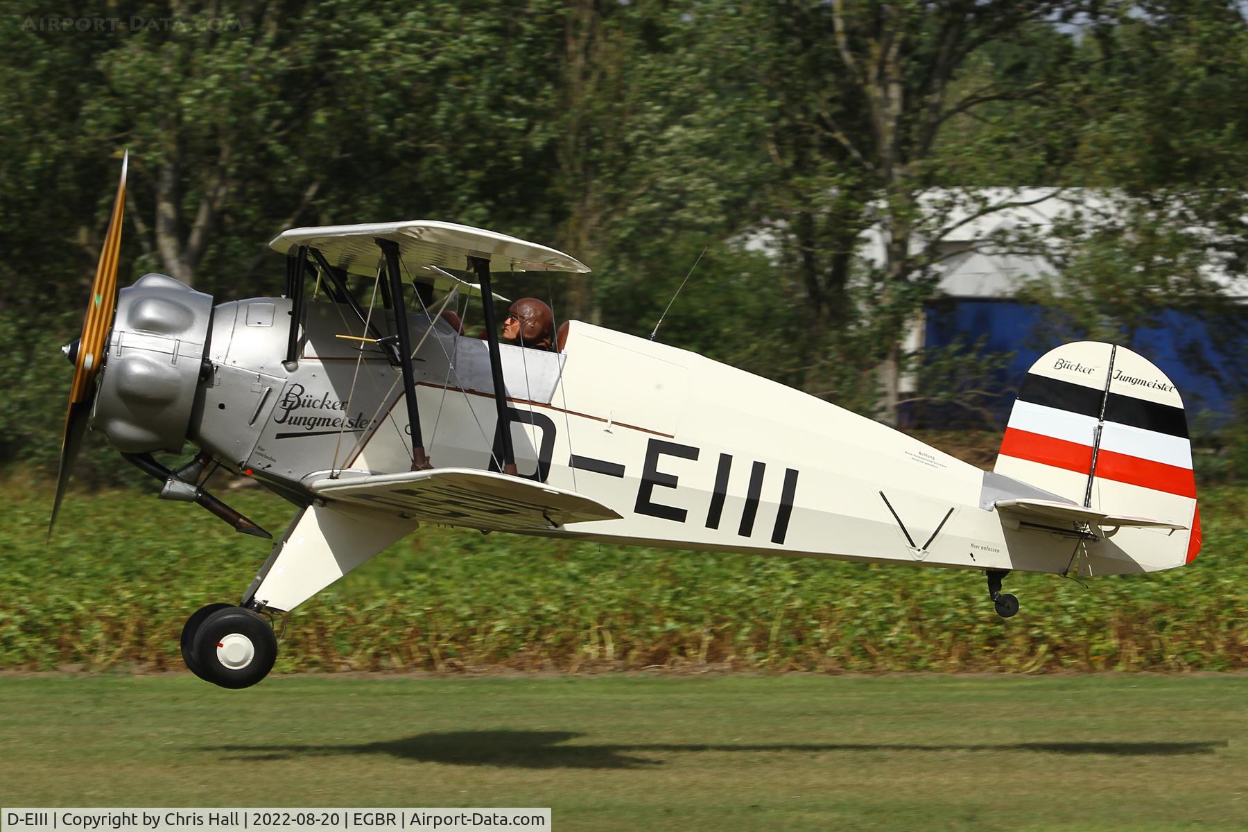 D-EIII, 1937 Bucker Bu-133C Jungmeister C/N 51, Beighton