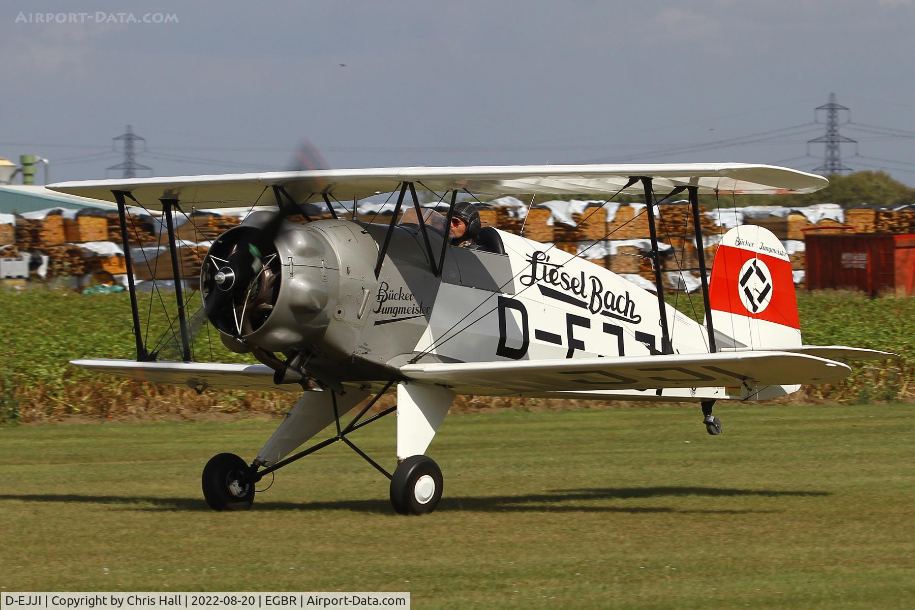 D-EJJI, Bucker Bu-133C Jungmeister C/N 1006, Beighton