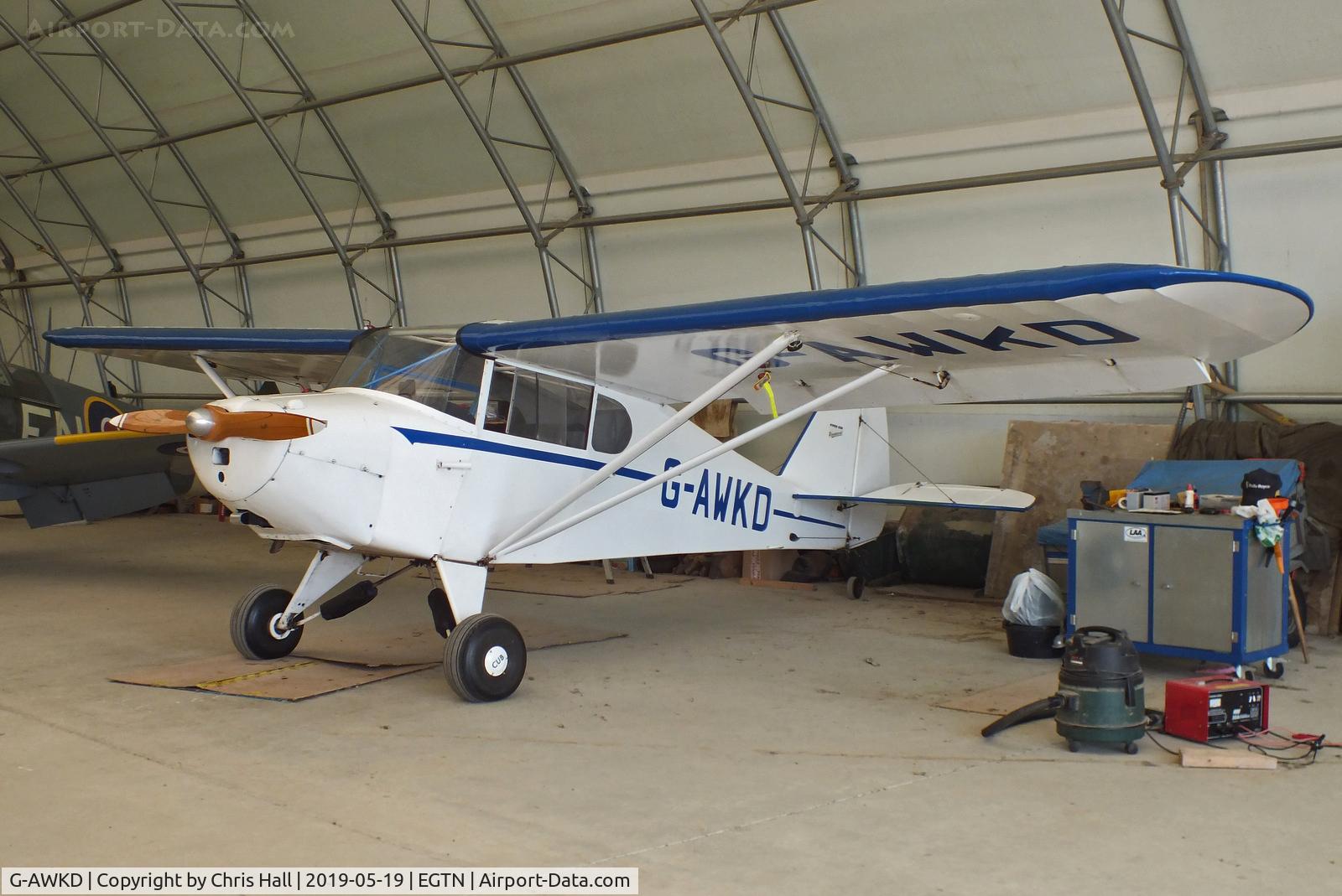 G-AWKD, 1947 Piper PA-17 Vagabond C/N 17-192, Enstone
