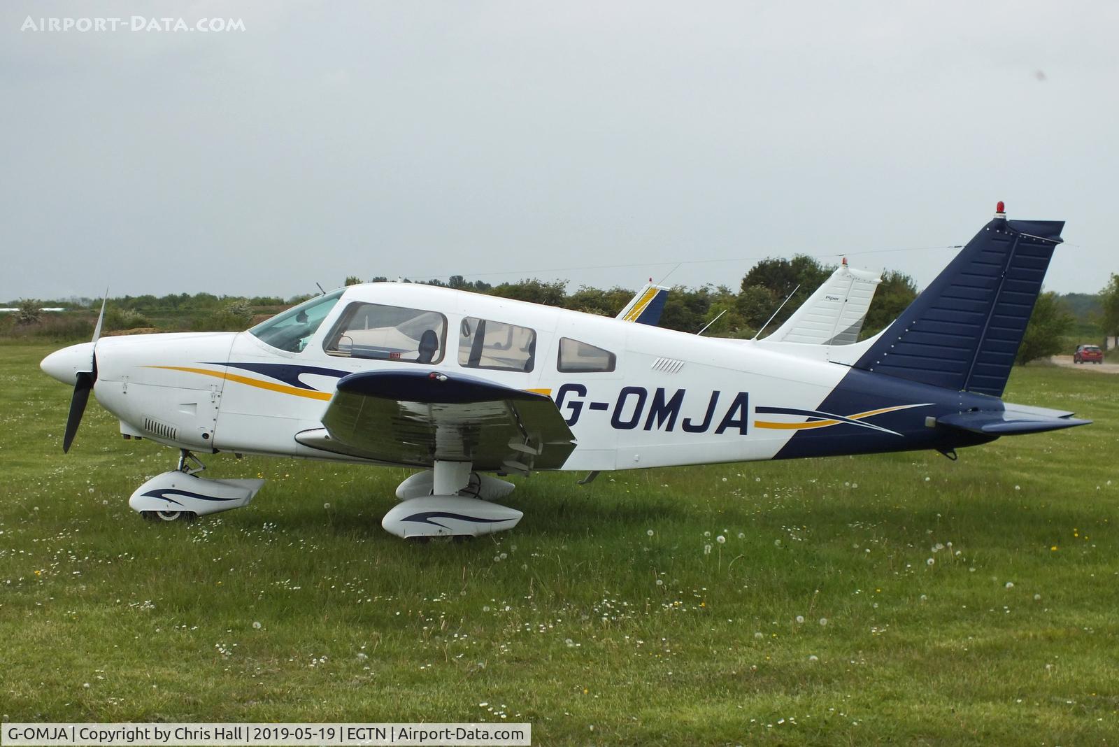 G-OMJA, 1976 Piper PA-28-181 Cherokee Archer II C/N 28-7690328, Enstone