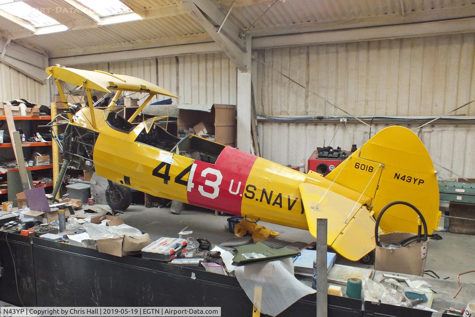 N43YP, 1942 Boeing E75 C/N 75-6018, Enstone