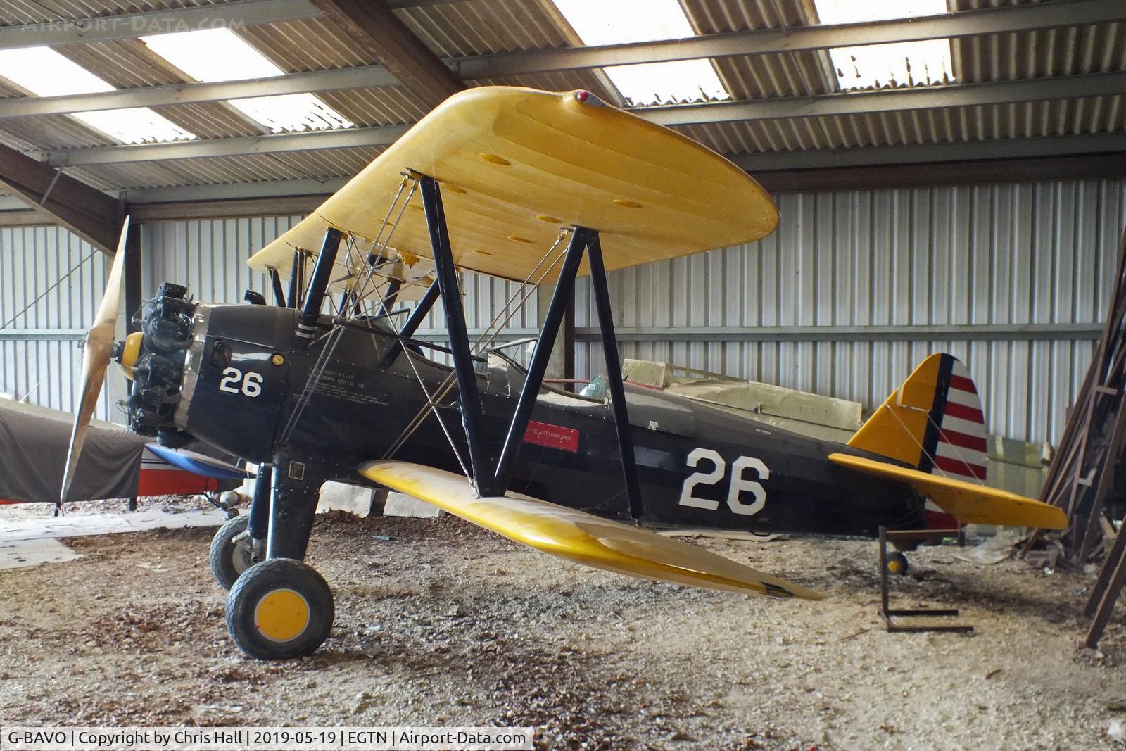 G-BAVO, 1945 Boeing PT-17 Kaydet (A75N1) C/N 3250-1405, Enstone