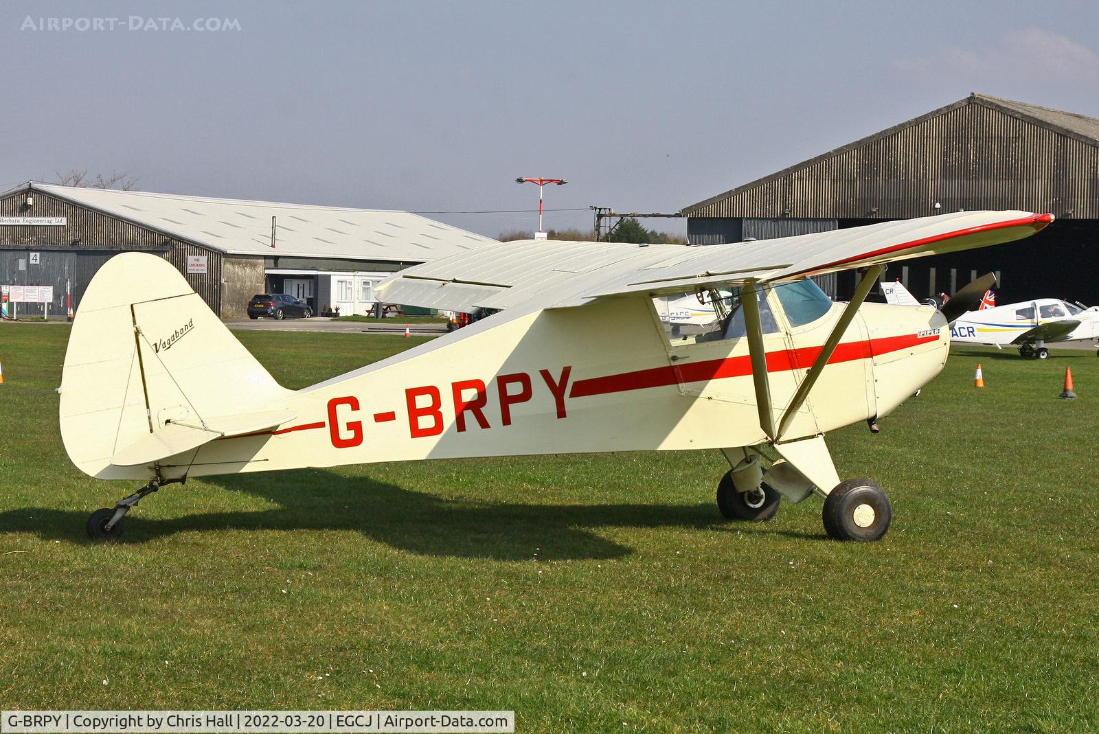 G-BRPY, 1948 Piper PA-15 Vagabond Vagabond C/N 15-141, Sherburn in Elmet