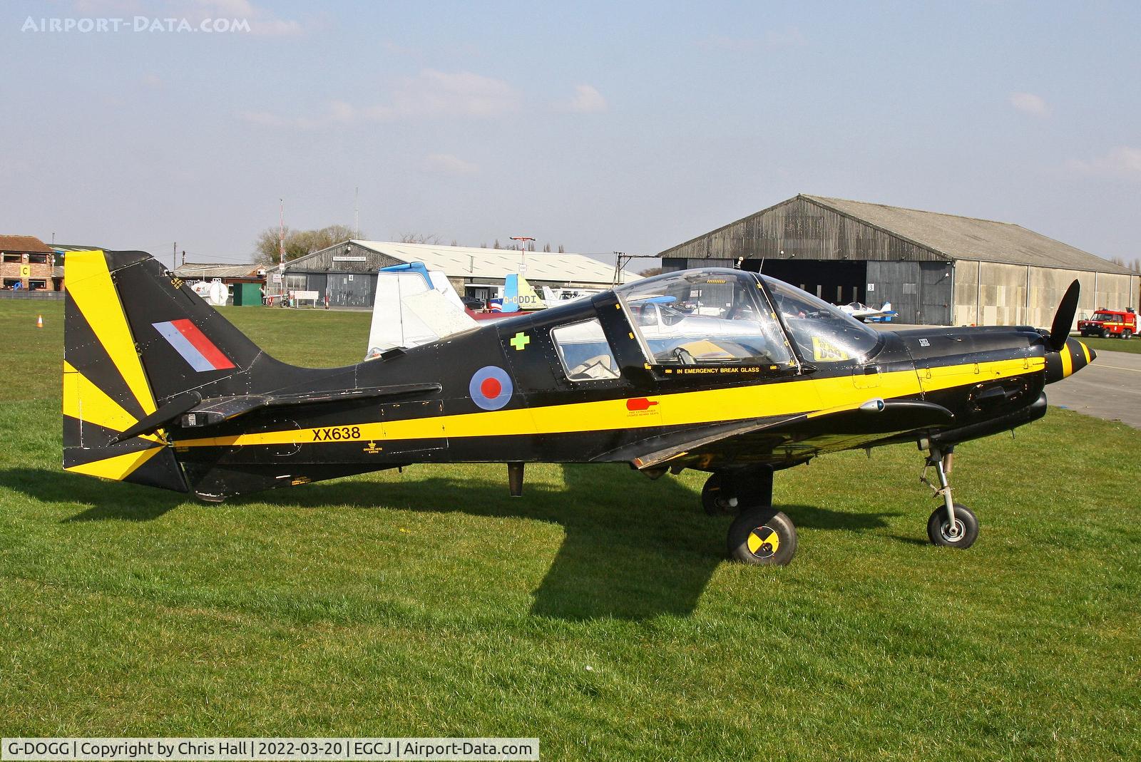 G-DOGG, 1974 Scottish Aviation Bulldog T.1 C/N BH120/308, Sherburn in Elmet
