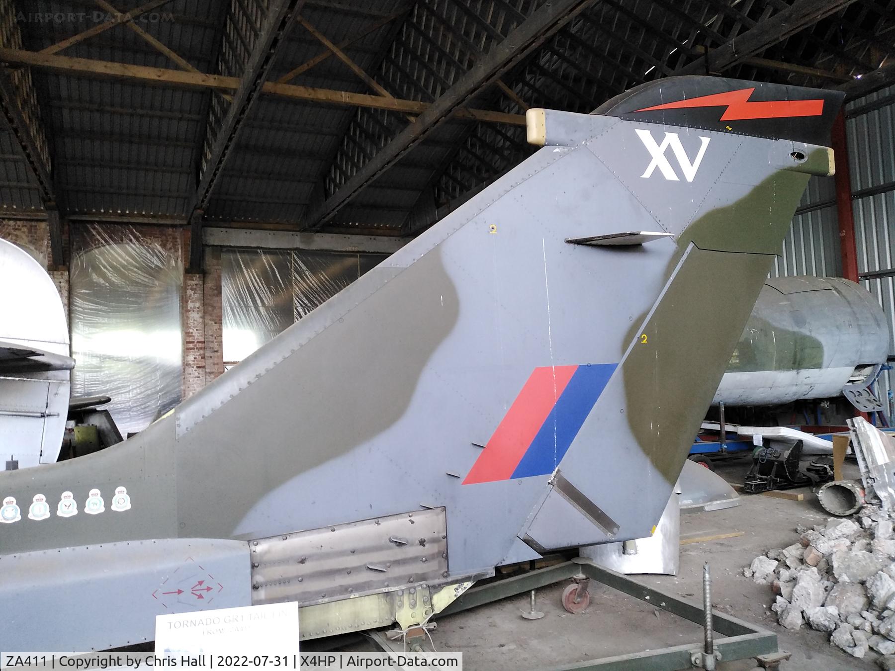 ZA411, 1983 Panavia Tornado GR.1 C/N 229/BT035/3110, Hooton Park