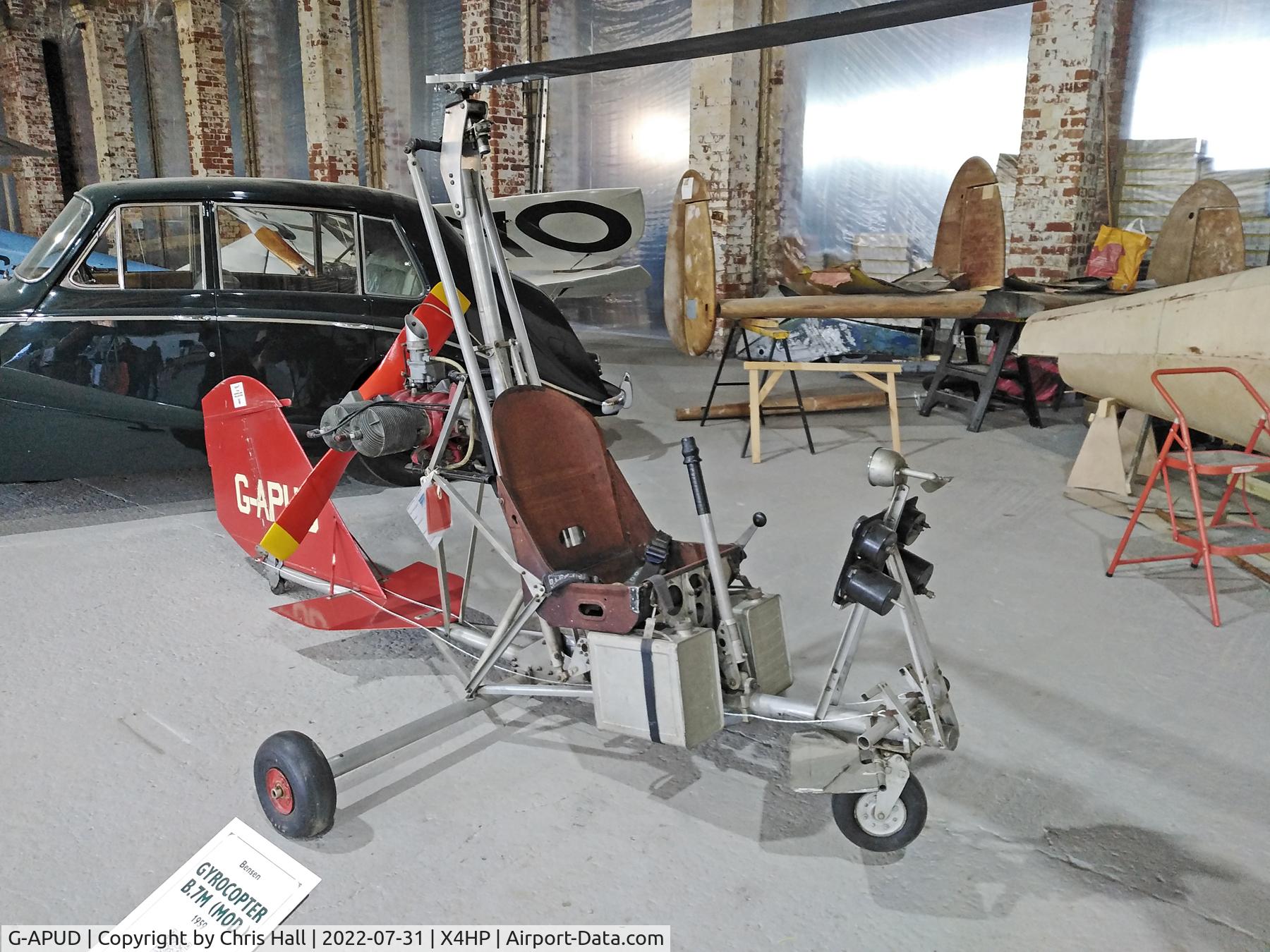 G-APUD, Bensen B-7MC Gyrocopter C/N 01 (G-APUD), Hooton Park