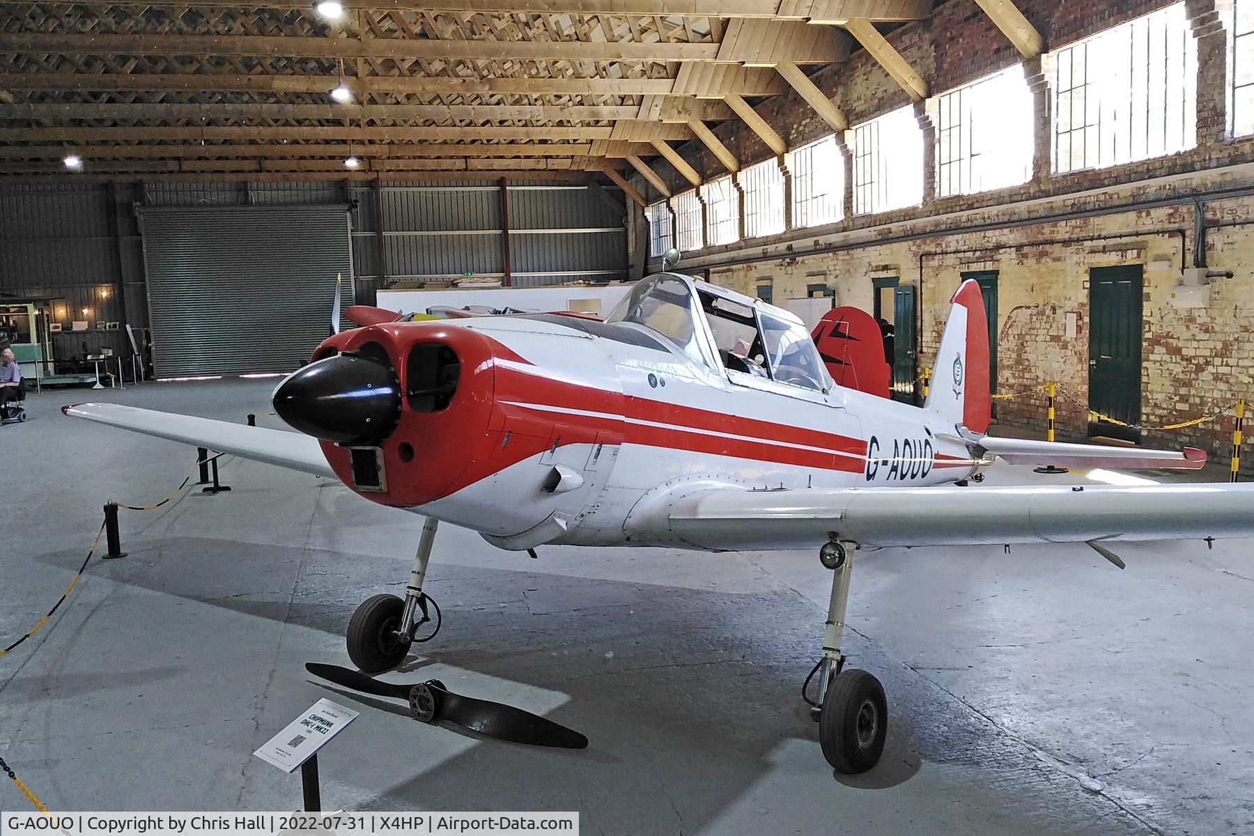 G-AOUO, 1950 De Havilland DHC-1 Chipmunk 22 (Lycoming) C/N C1/0179, Hooton Park