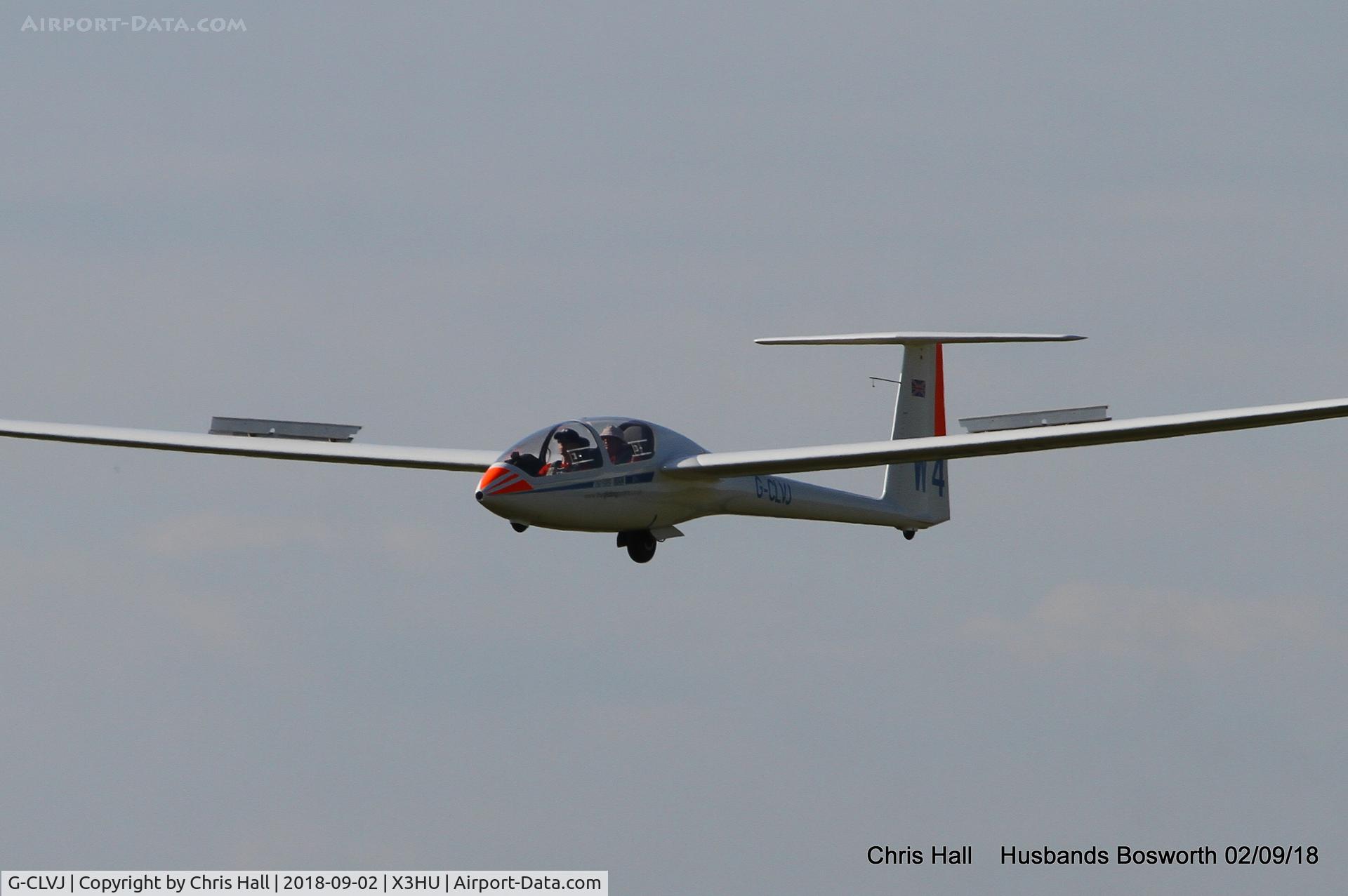 G-CLVJ, 1998 Glaser-Dirks DG-500 Elan Orion C/N 5E177X29, Husbands Bosworth