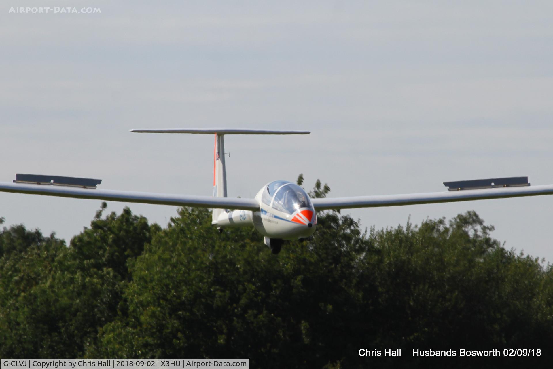 G-CLVJ, 1998 Glaser-Dirks DG-500 Elan Orion C/N 5E177X29, Husbands Bosworth