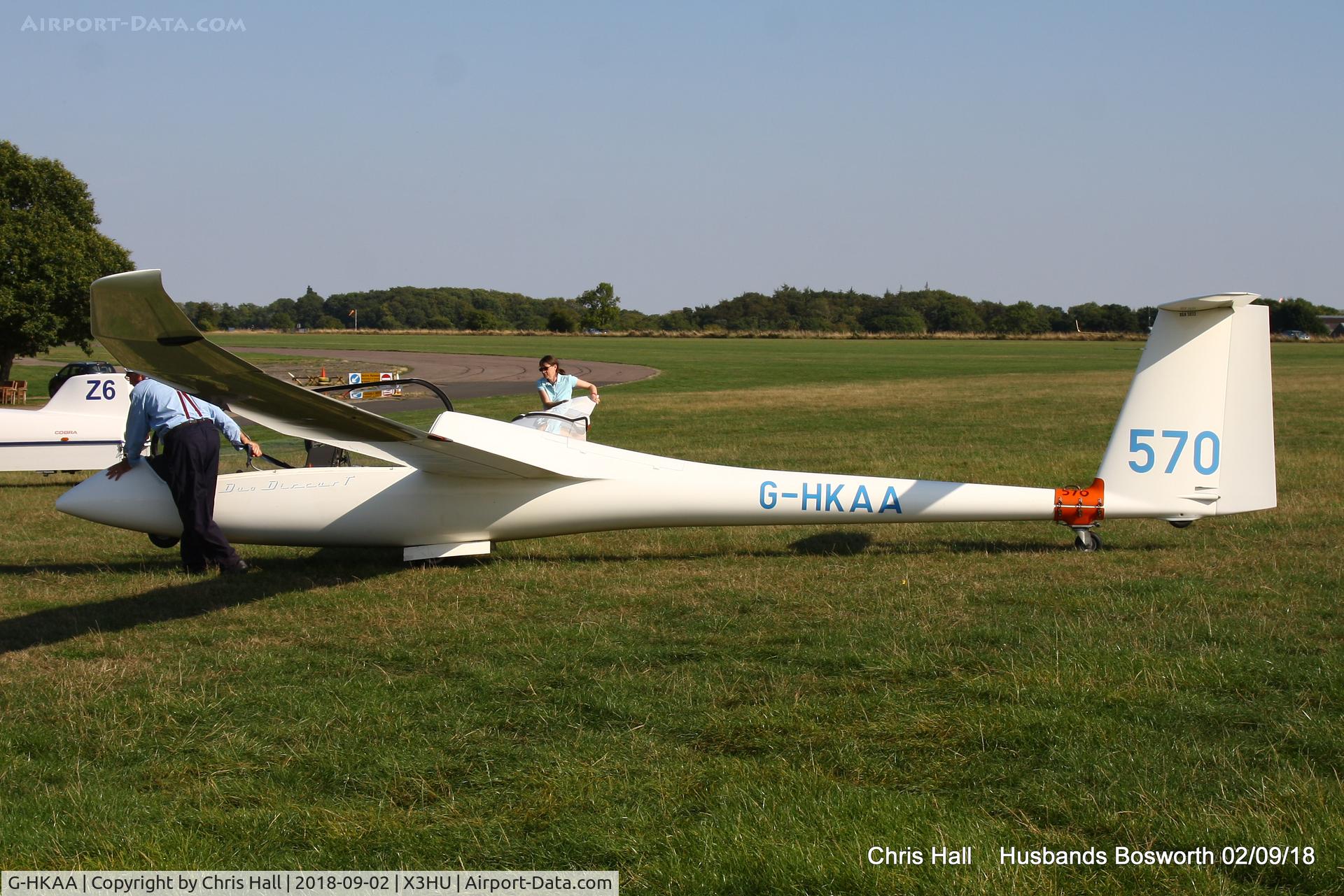 G-HKAA, 2003 Schempp-Hirth Duo Discus C/N 69, Husbands Bosworth