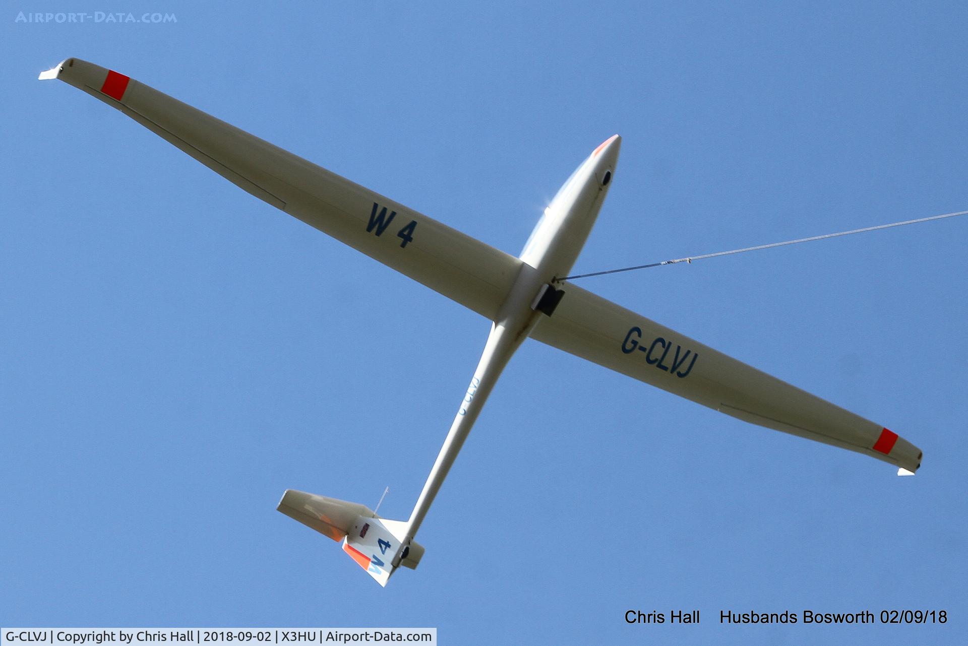 G-CLVJ, 1998 Glaser-Dirks DG-500 Elan Orion C/N 5E177X29, Husbands Bosworth
