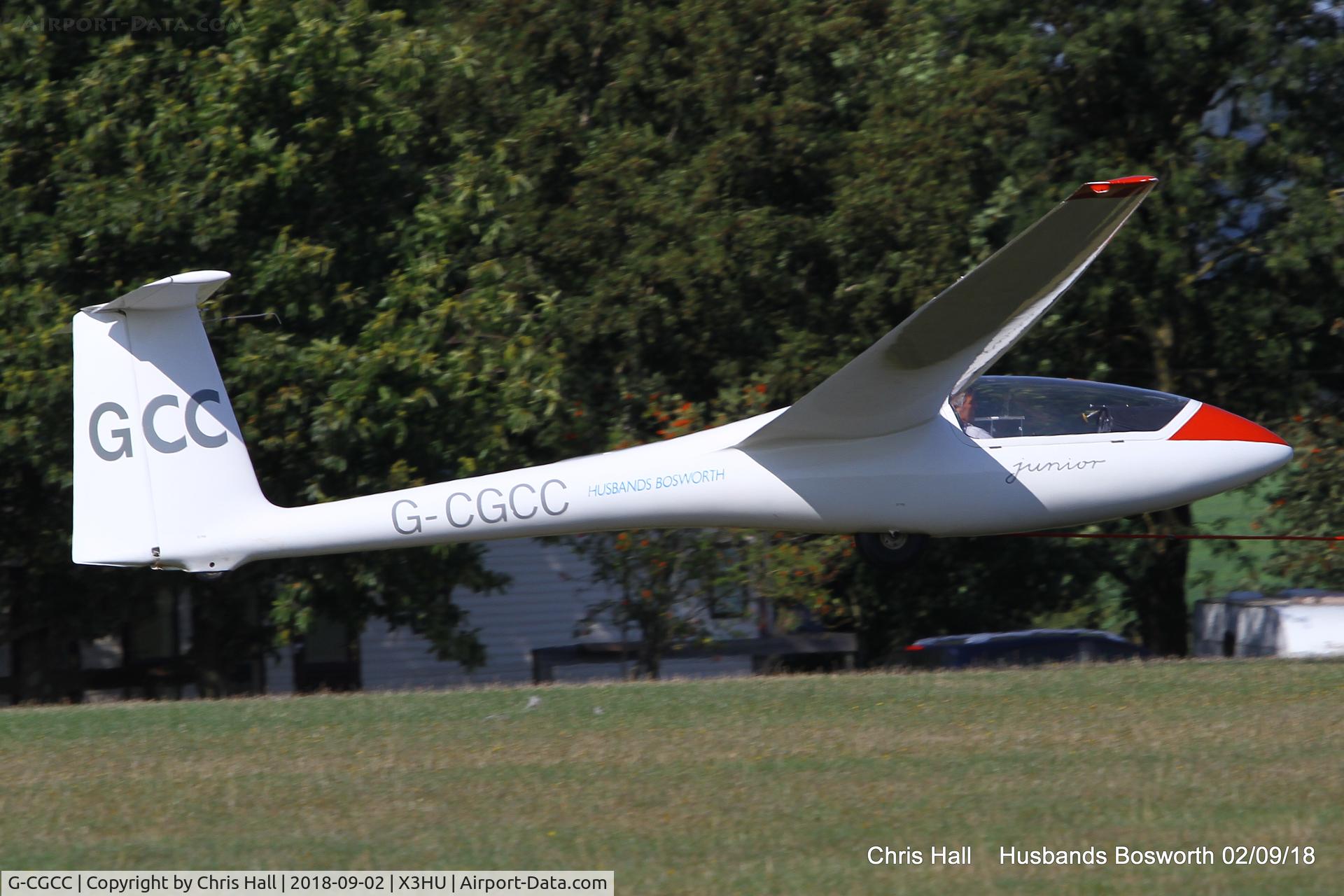 G-CGCC, 1990 PZL-Bielsko SZD-51-1 Junior C/N B-1928, Husbands Bosworth